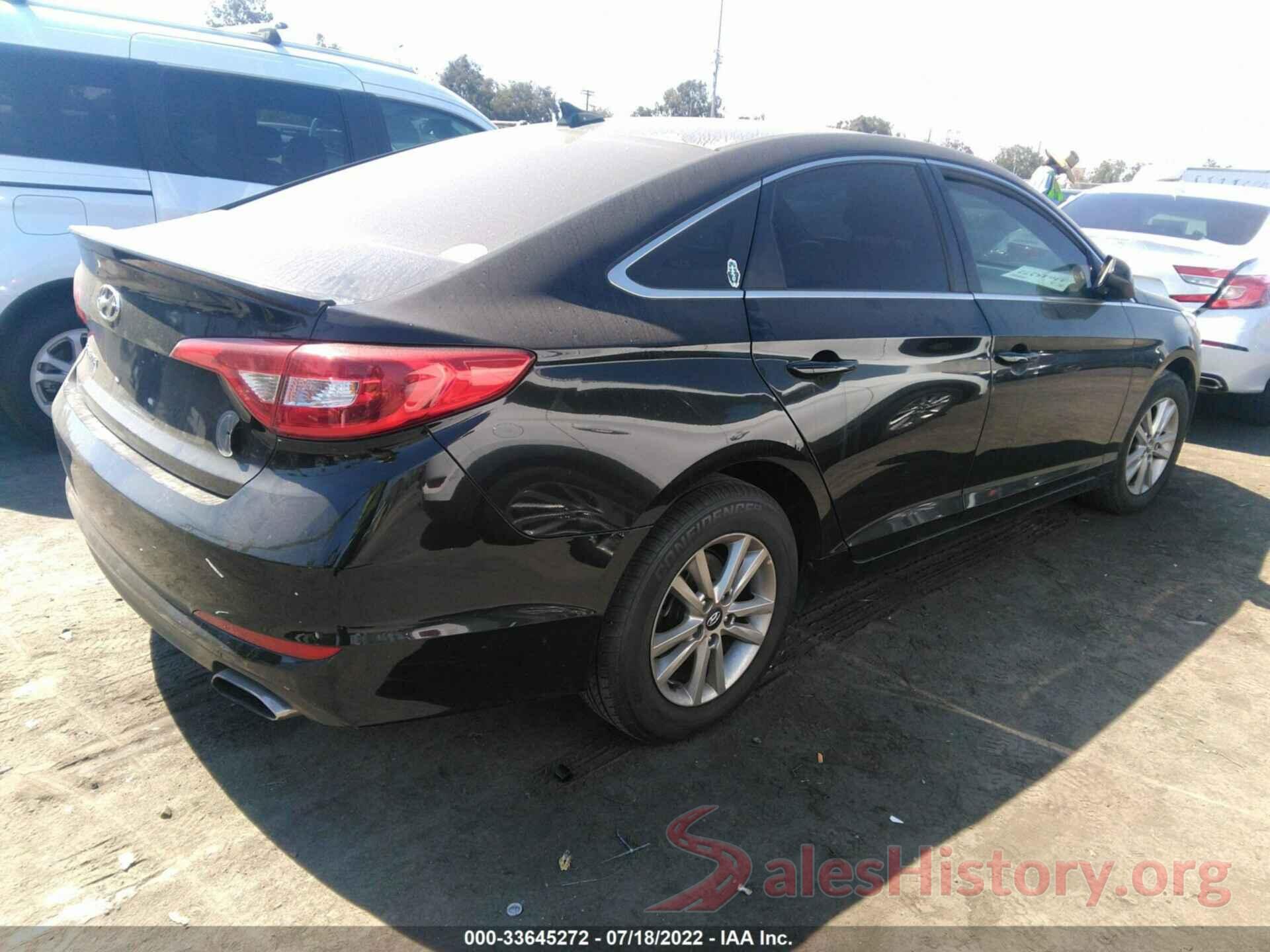 5NPE24AF6GH368500 2016 HYUNDAI SONATA