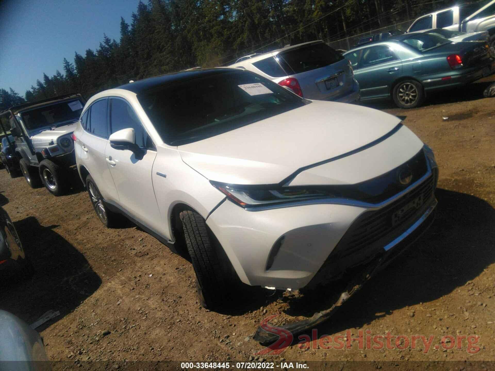 JTEAAAAH8MJ038745 2021 TOYOTA VENZA