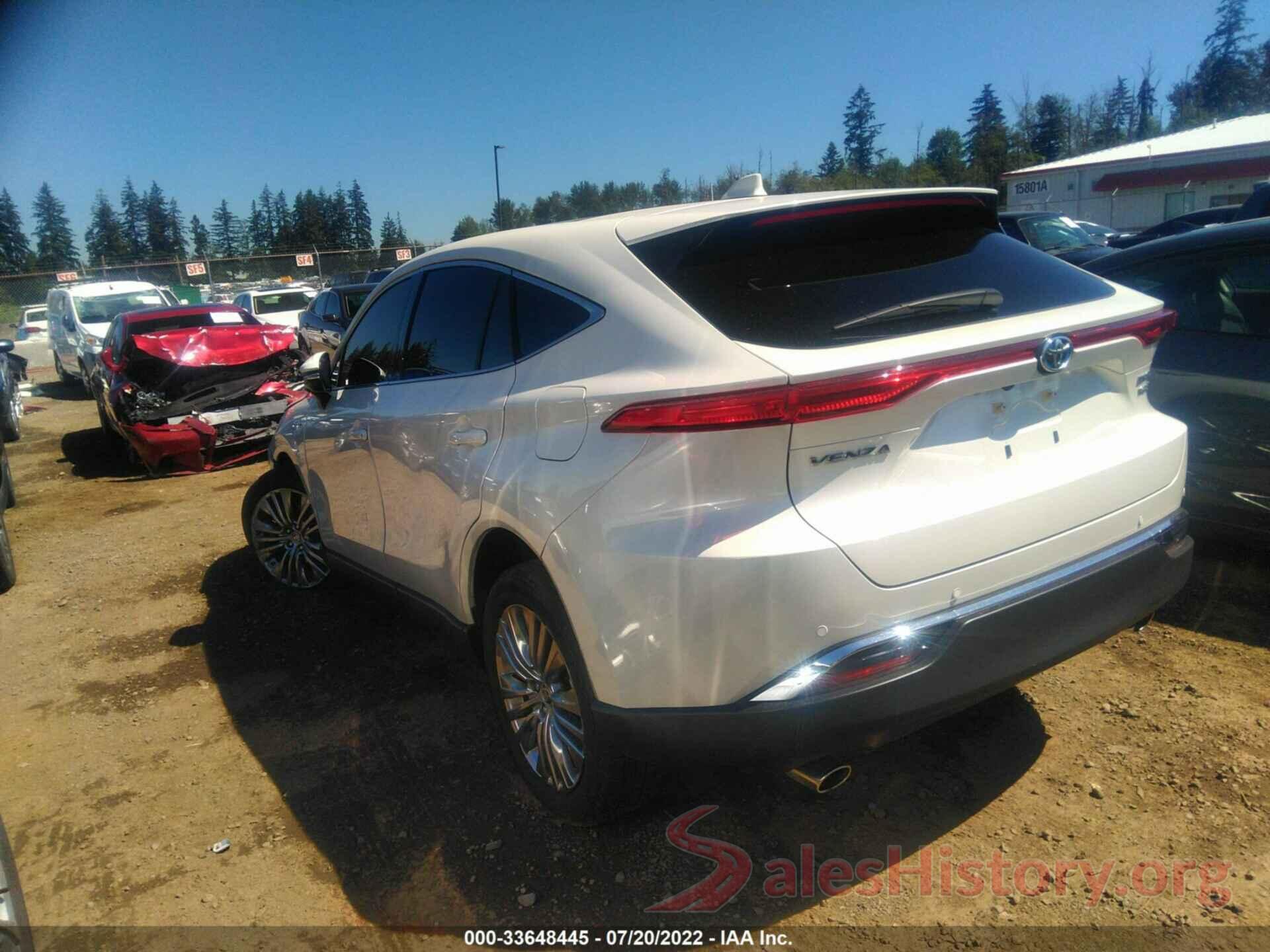 JTEAAAAH8MJ038745 2021 TOYOTA VENZA