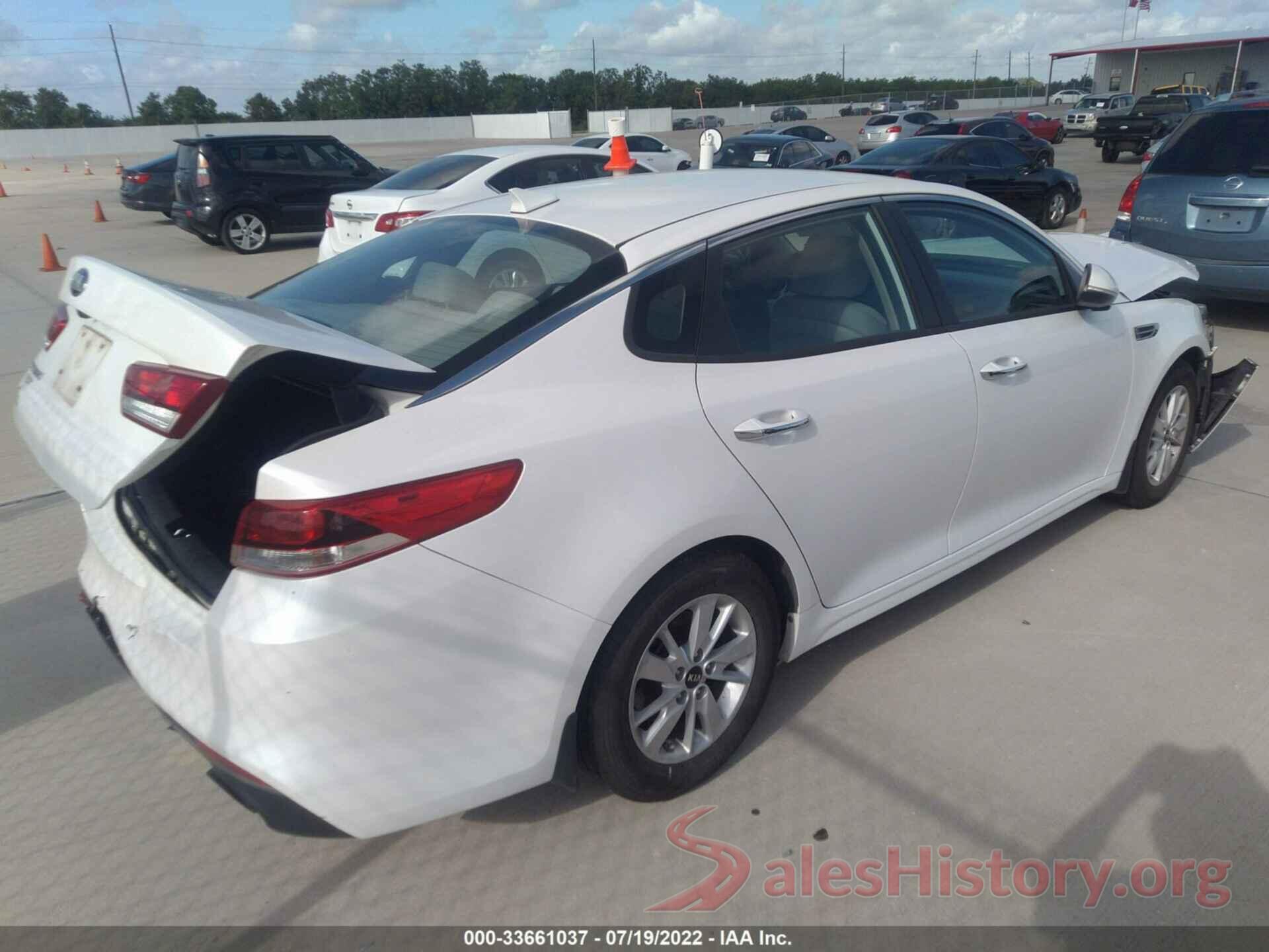 KNAGT4L37G5106006 2016 KIA OPTIMA