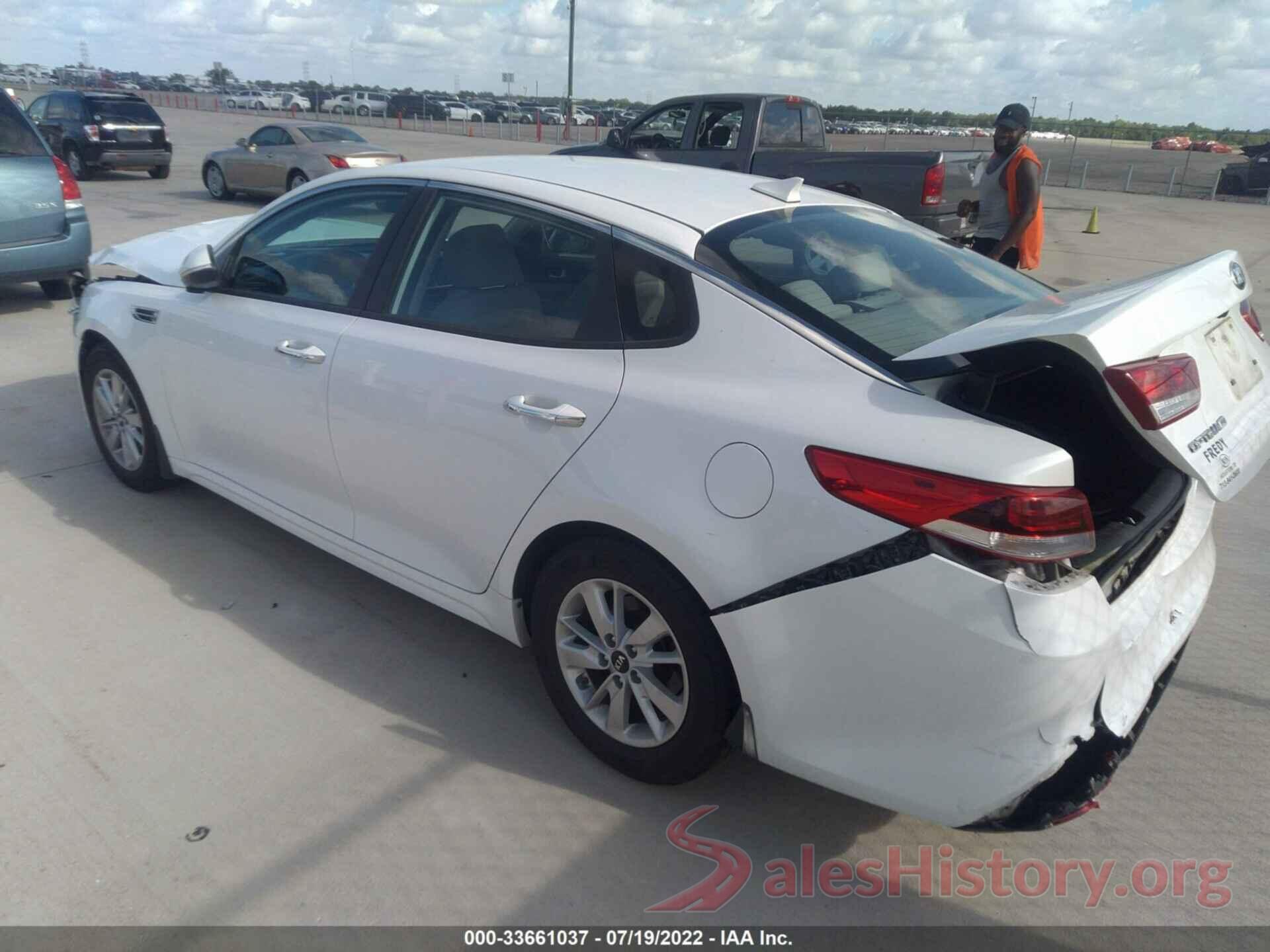 KNAGT4L37G5106006 2016 KIA OPTIMA