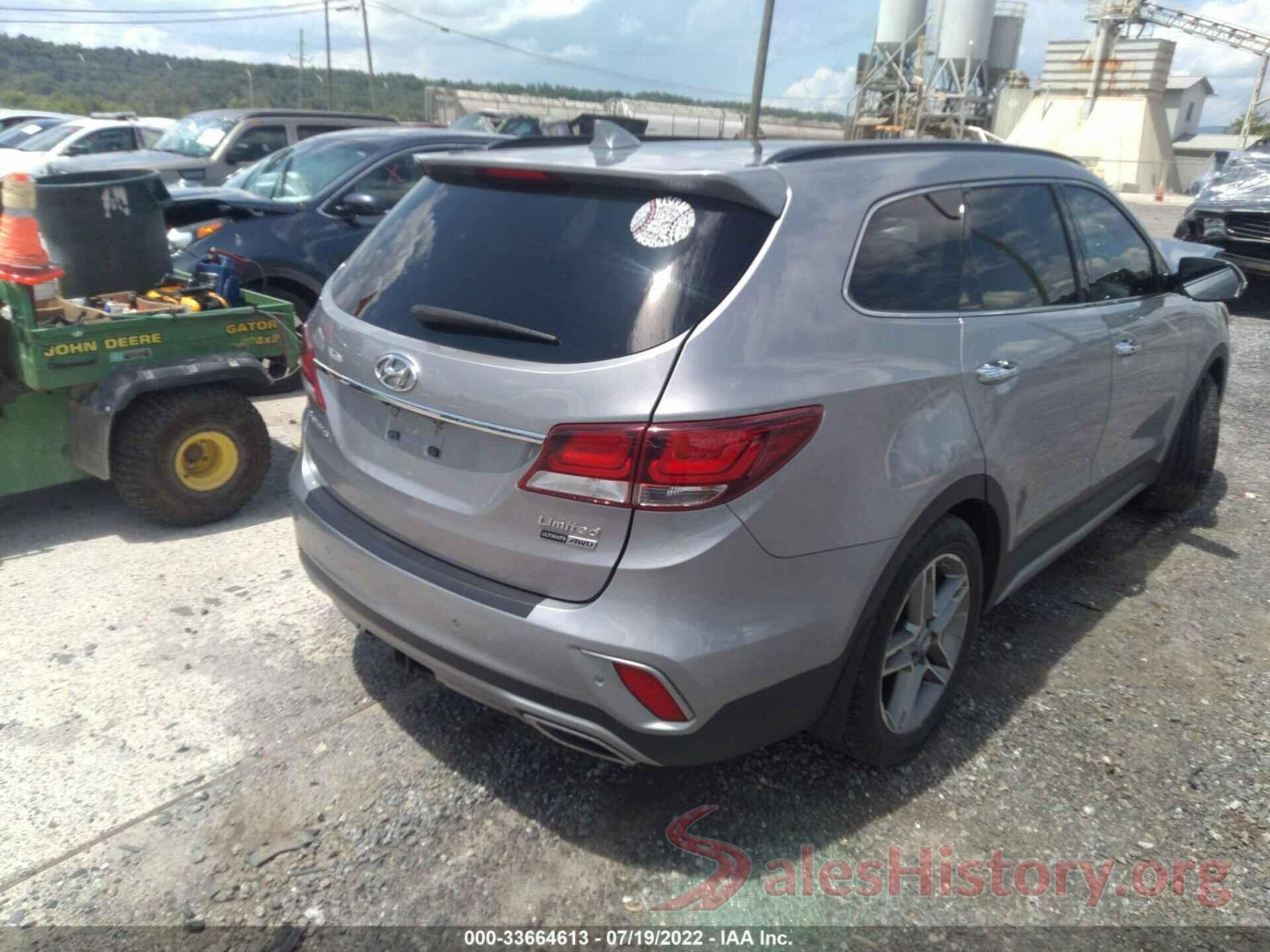 KM8SRDHF6HU245903 2017 HYUNDAI SANTA FE