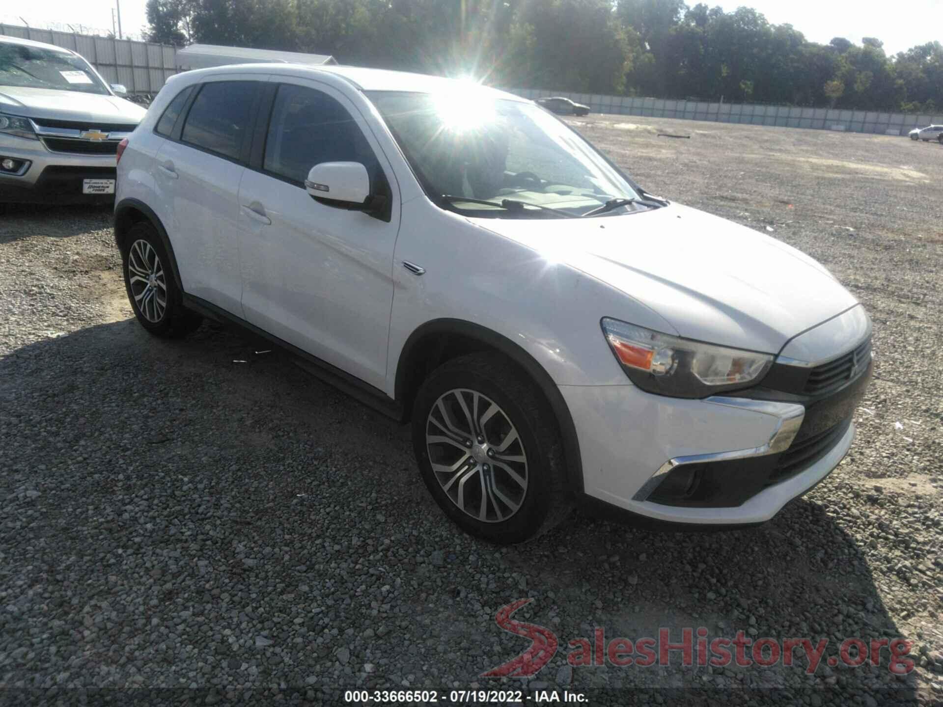 JA4AP3AU1HZ065752 2017 MITSUBISHI OUTLANDER SPORT