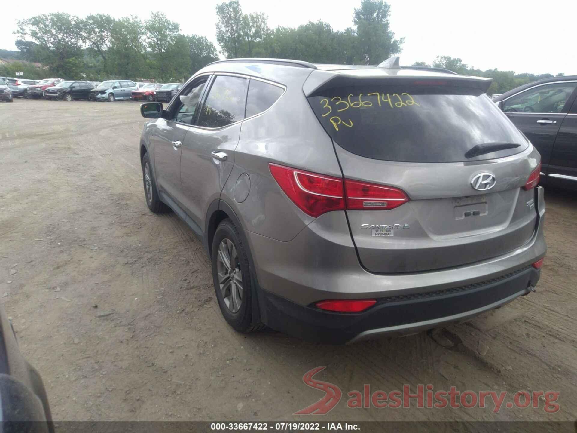 5XYZUDLB5FG267850 2015 HYUNDAI SANTA FE SPORT