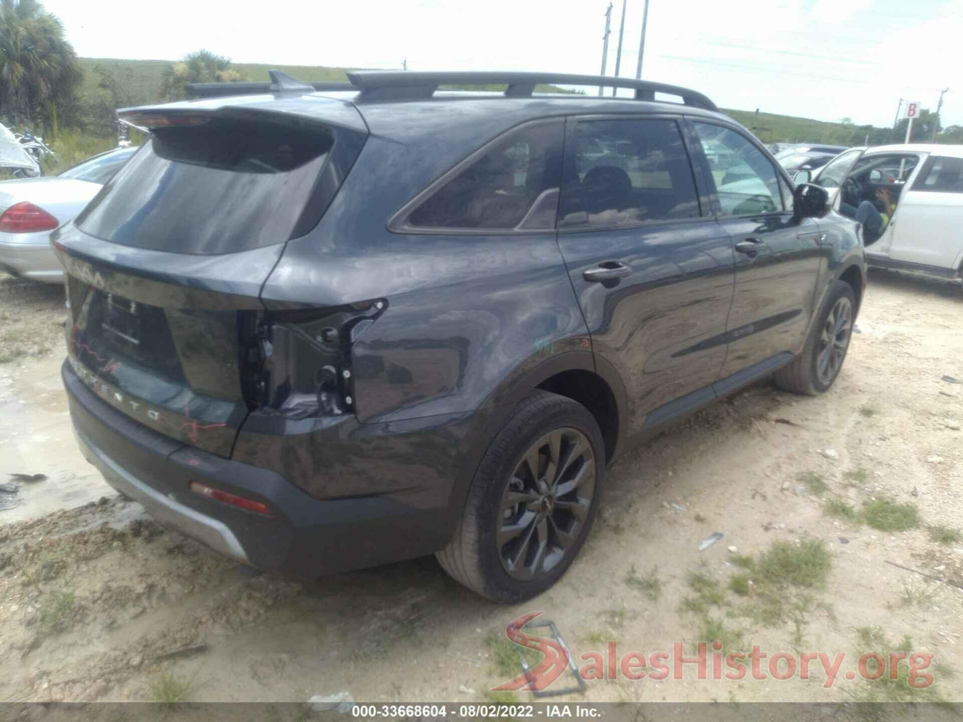 5XYRKDLF2NG108842 2022 KIA SORENTO