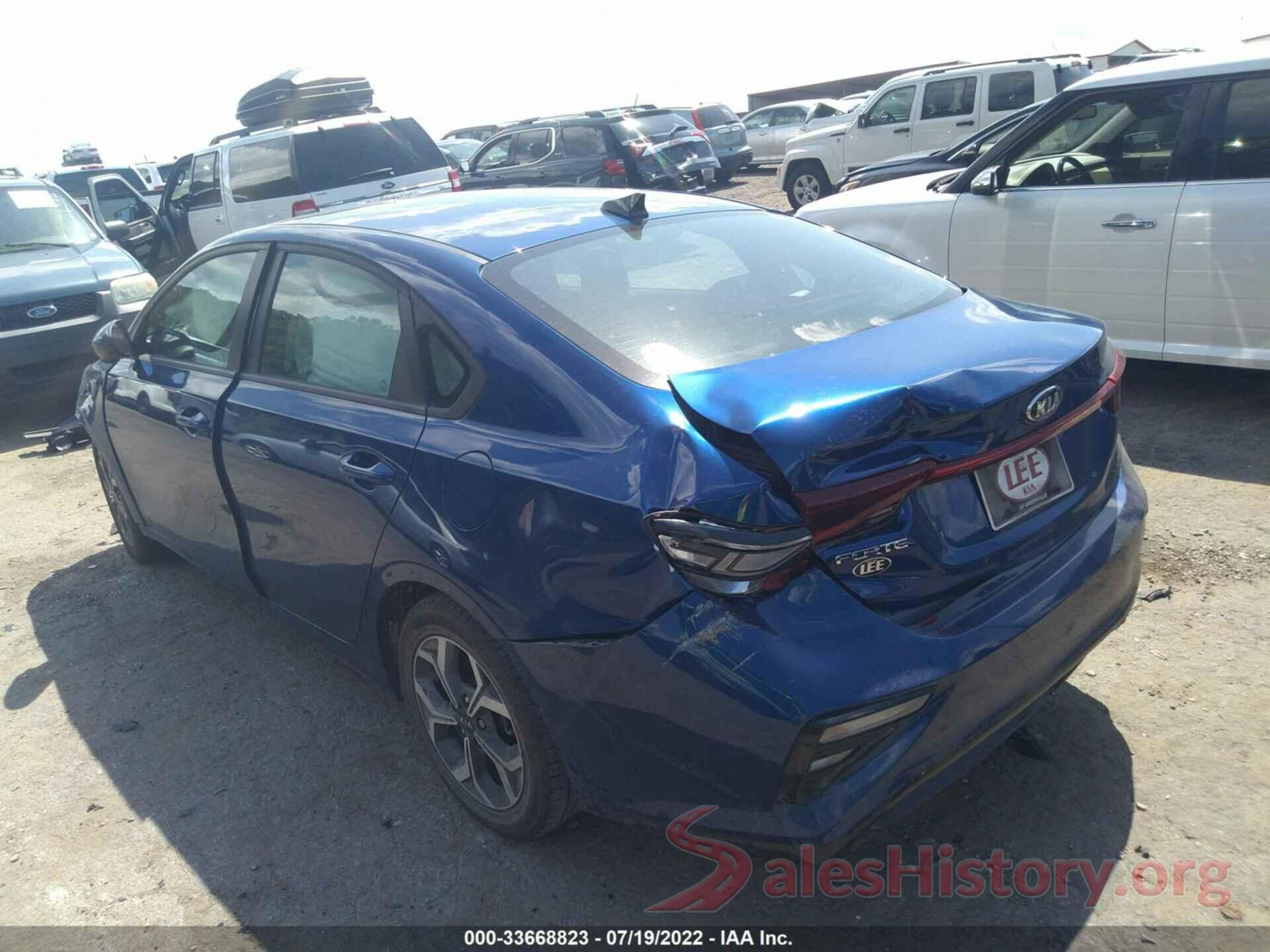 3KPF24AD3LE185654 2020 KIA FORTE