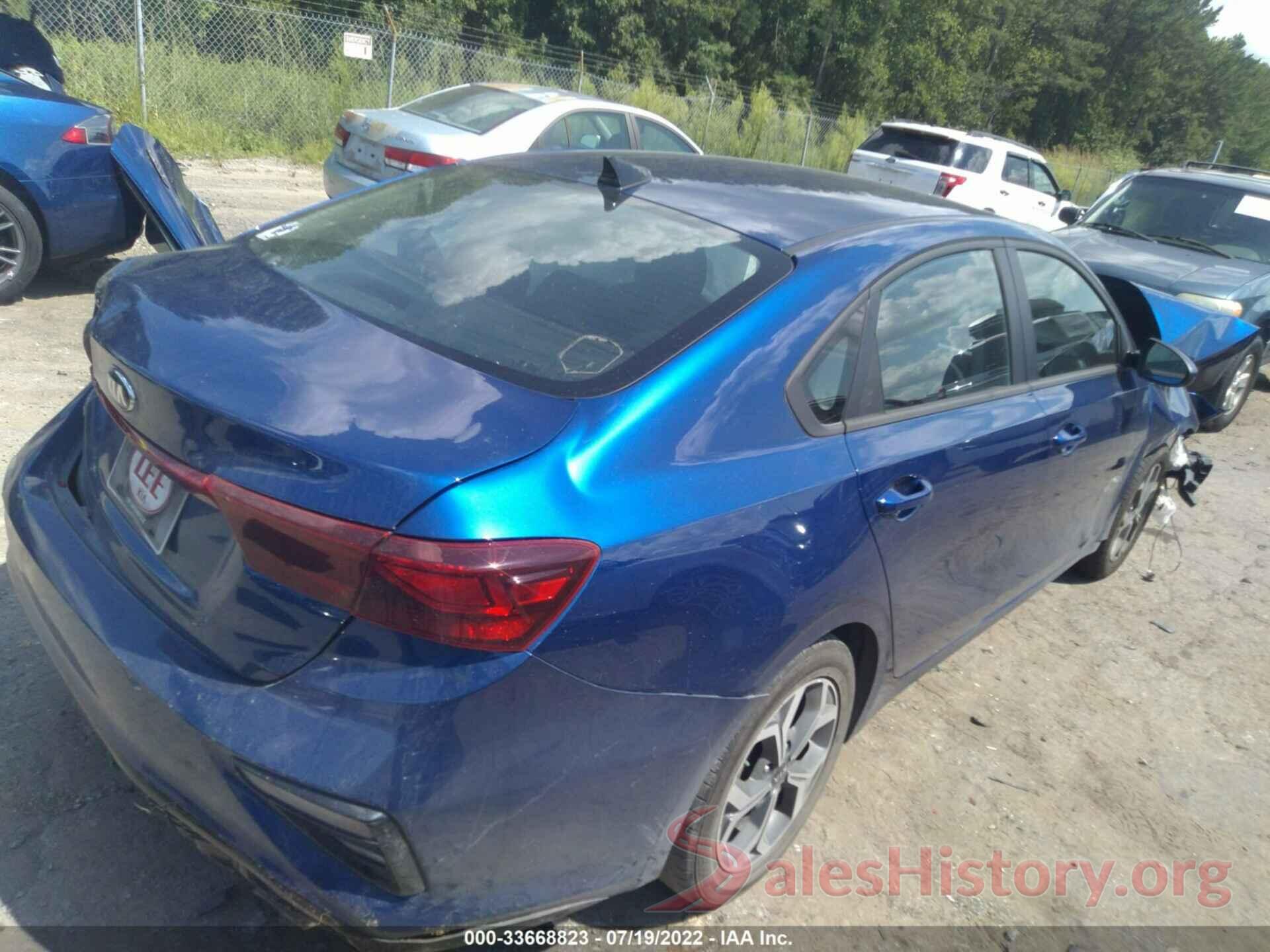 3KPF24AD3LE185654 2020 KIA FORTE