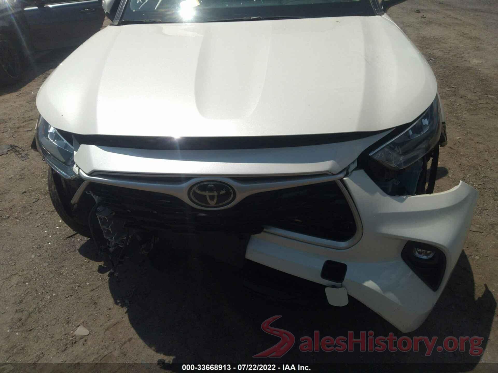 5TDGZRBH9LS505953 2020 TOYOTA HIGHLANDER