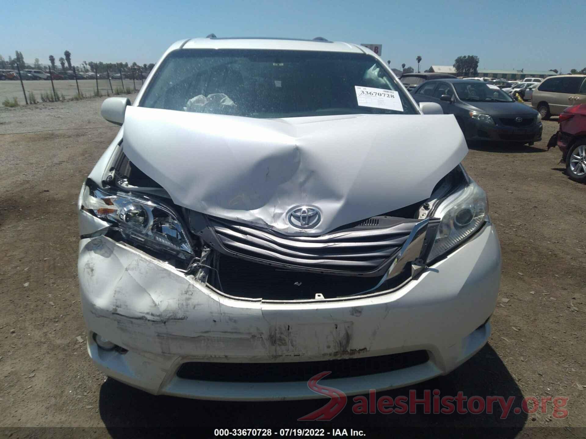 5TDYK3DC4GS732898 2016 TOYOTA SIENNA