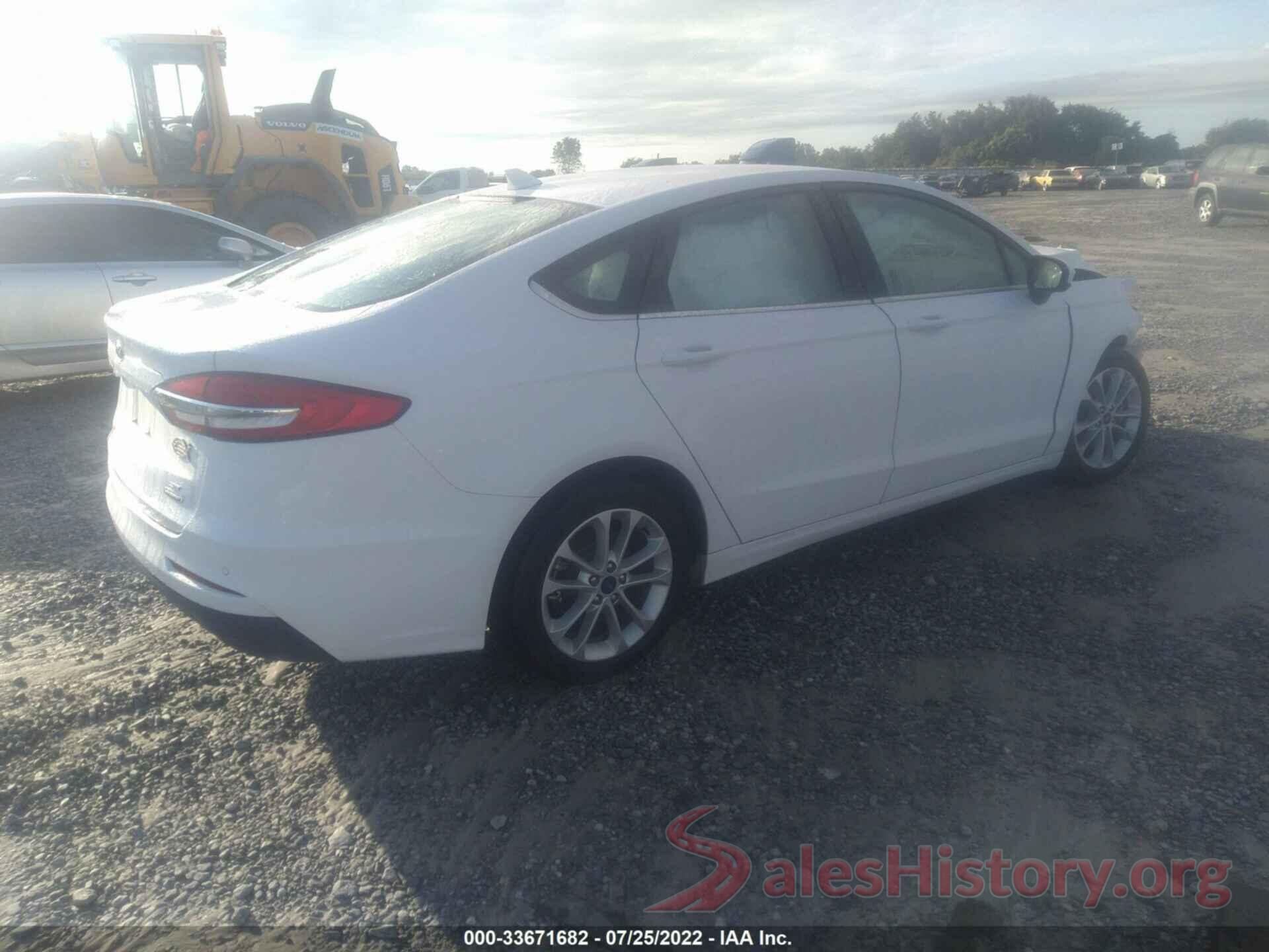 3FA6P0LU4LR191629 2020 FORD FUSION HYBRID