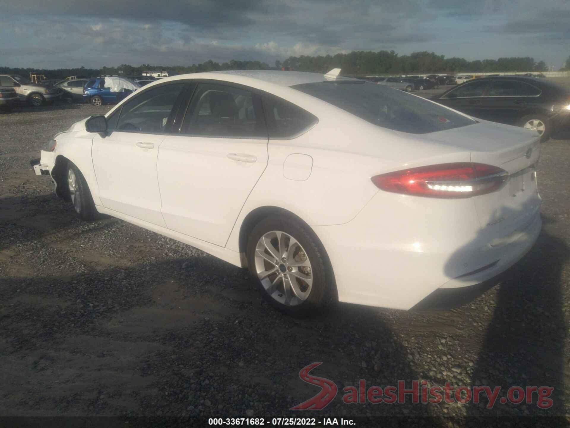 3FA6P0LU4LR191629 2020 FORD FUSION HYBRID