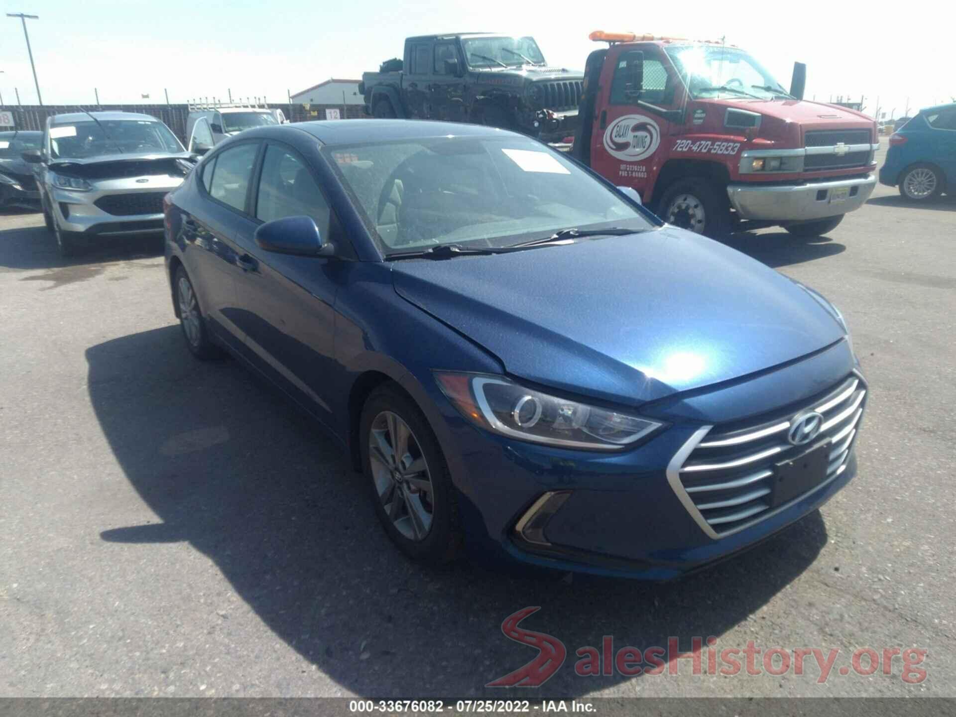 5NPD84LFXJH351231 2018 HYUNDAI ELANTRA