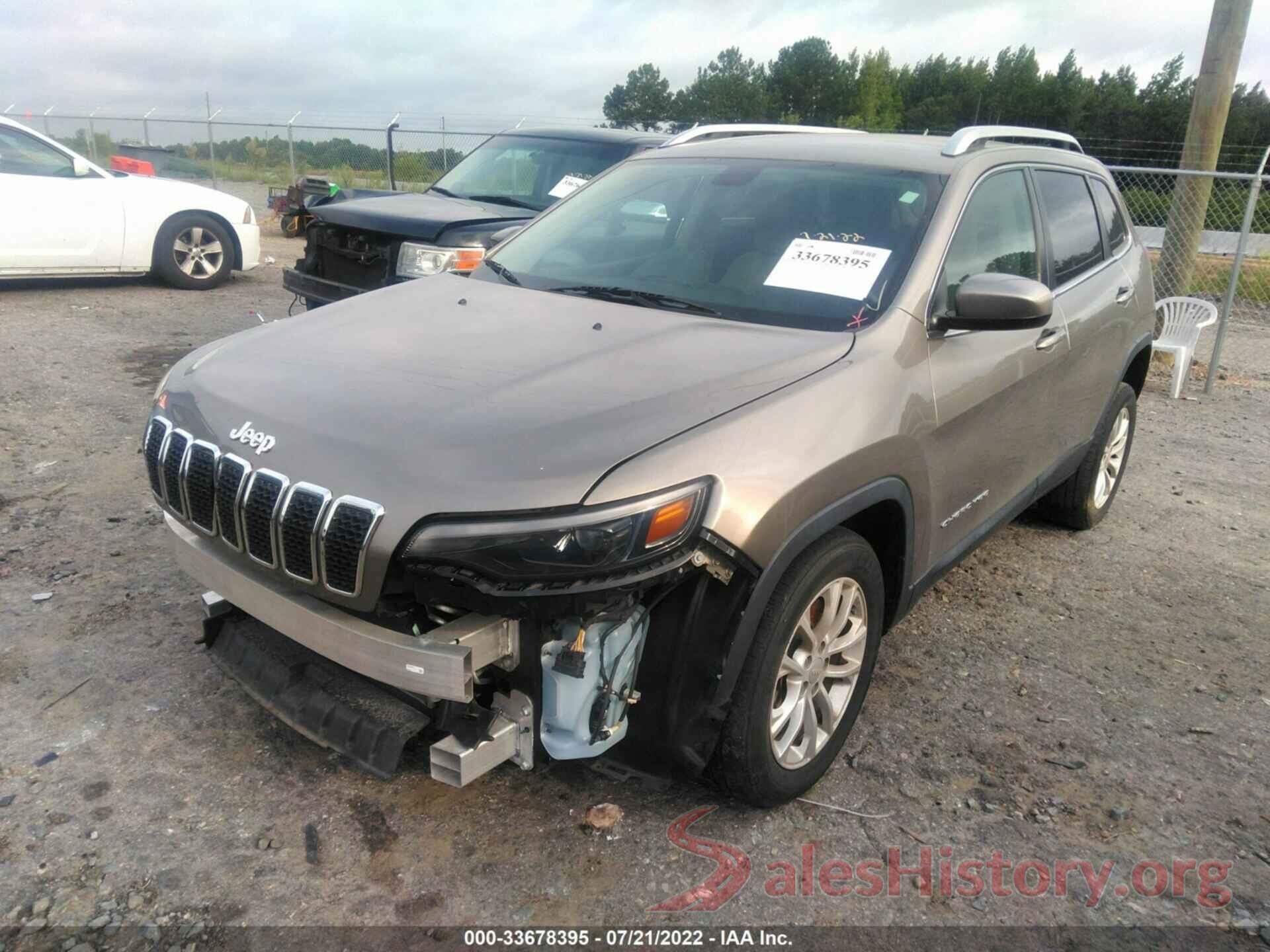 1C4PJLCB4KD454502 2019 JEEP CHEROKEE