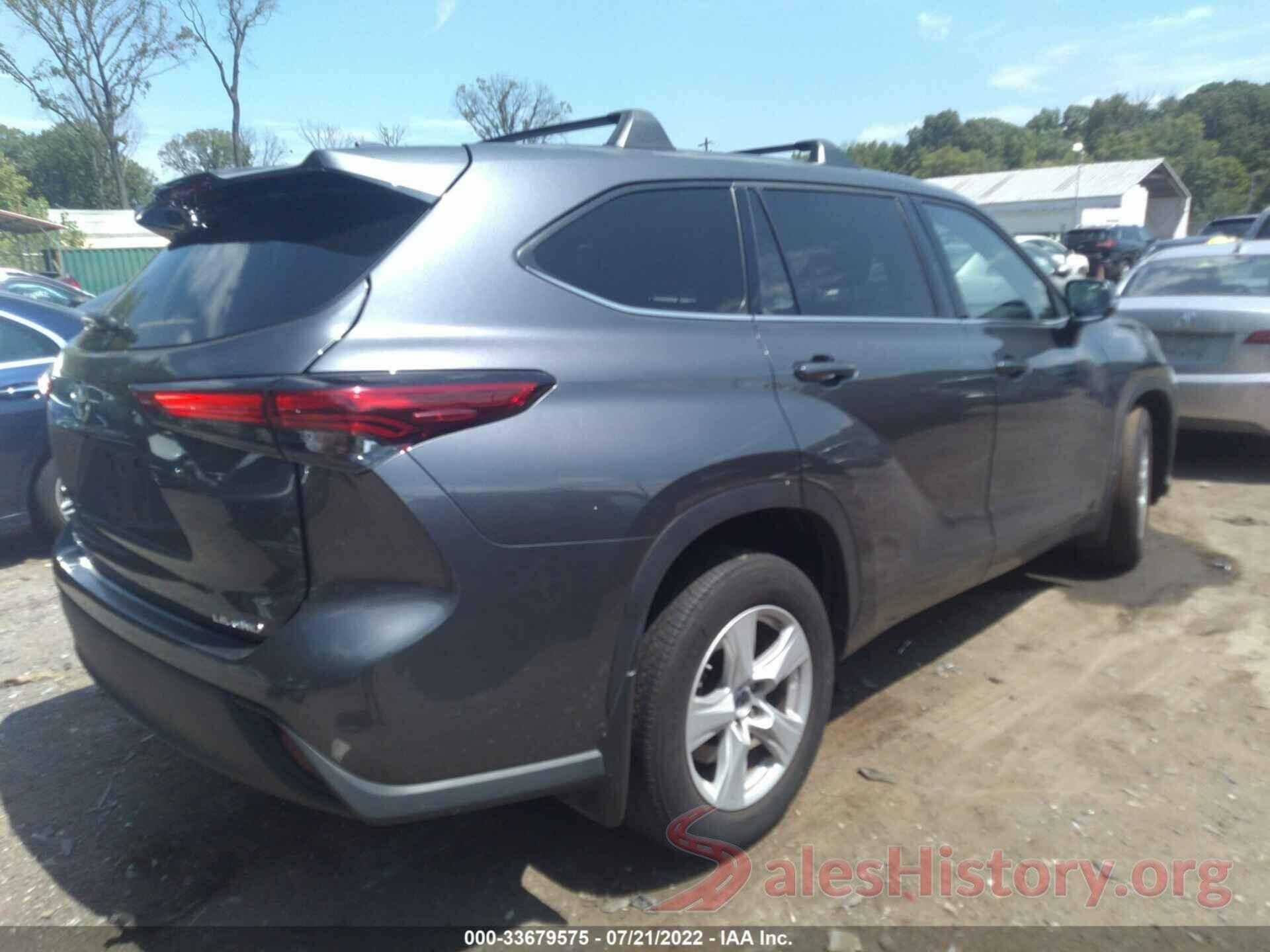 5TDBZRBH0LS041834 2020 TOYOTA HIGHLANDER