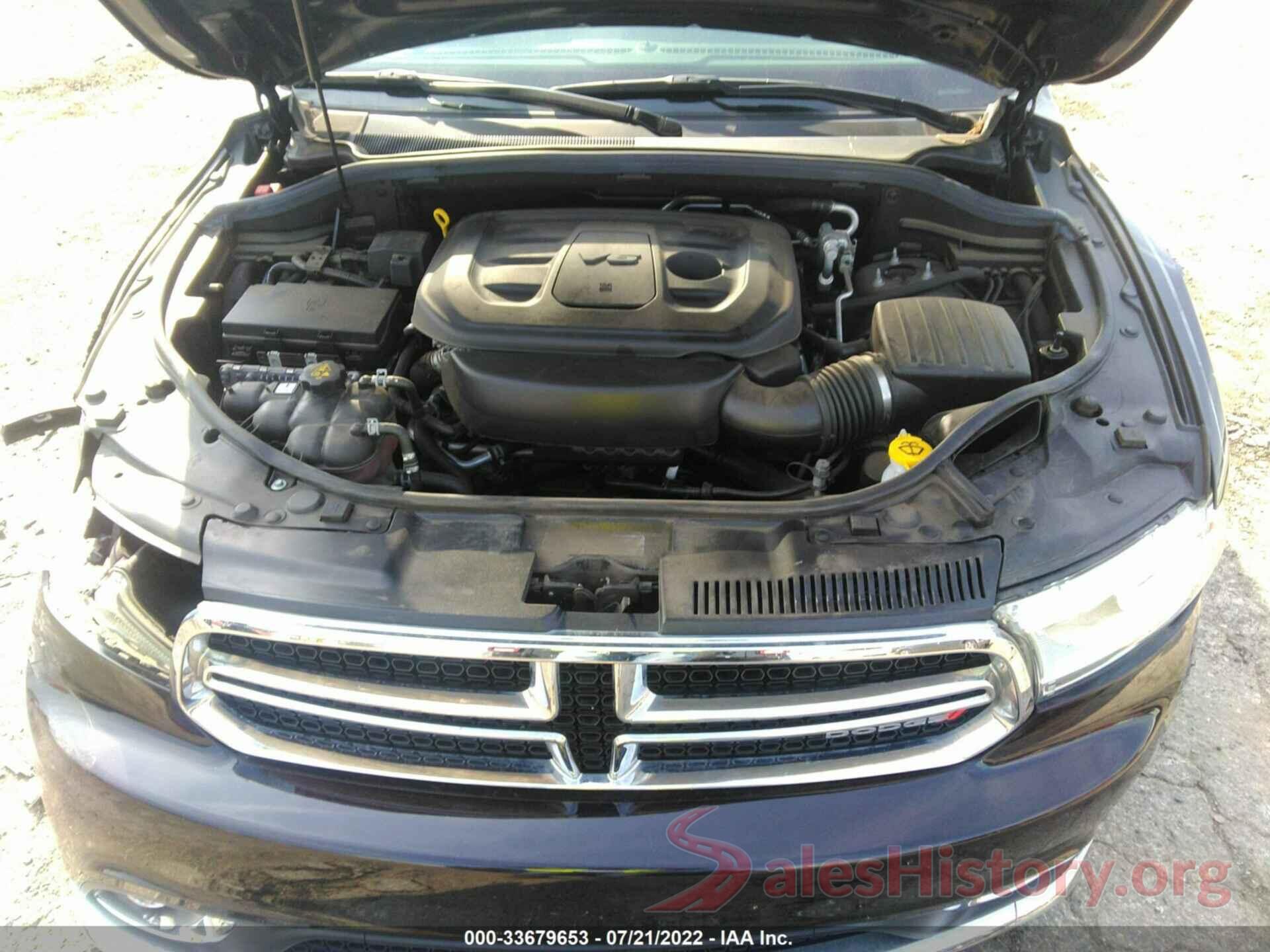 1C4RDJAGXKC806992 2019 DODGE DURANGO