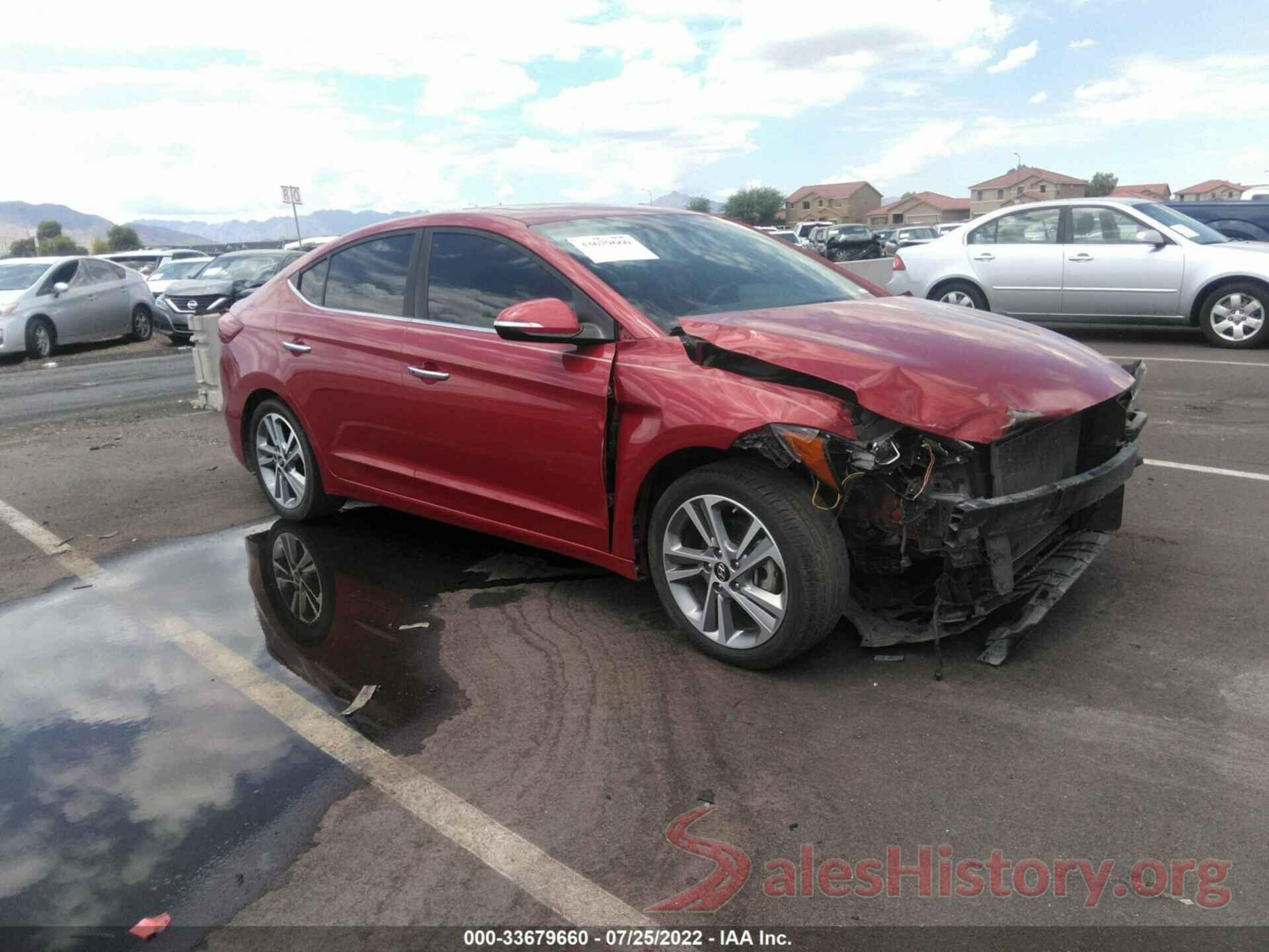 KMHD84LFXHU313817 2017 HYUNDAI ELANTRA