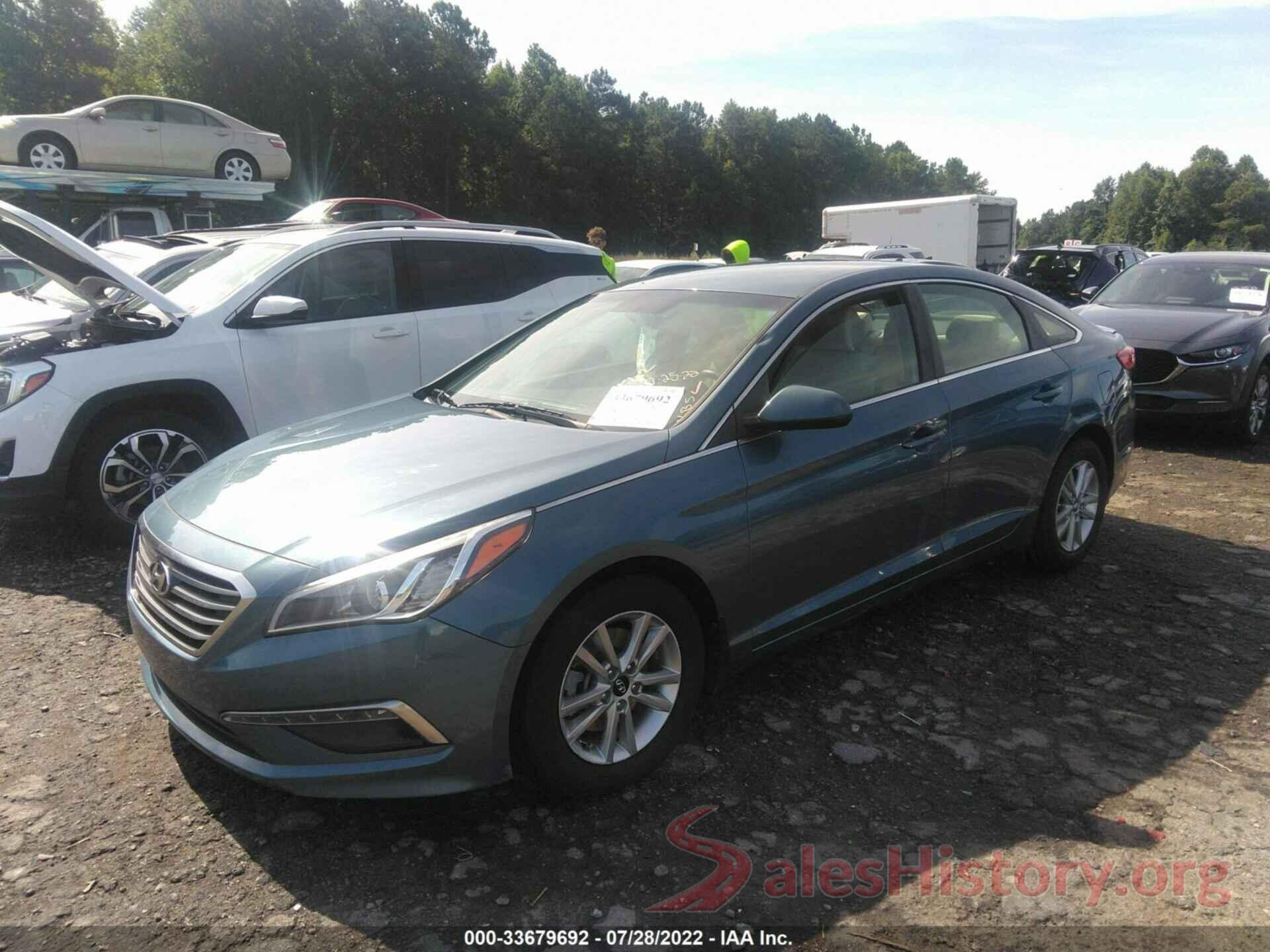 5NPE24AF5FH160980 2015 HYUNDAI SONATA