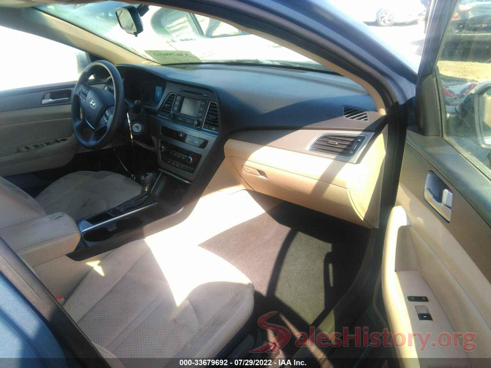 5NPE24AF5FH160980 2015 HYUNDAI SONATA