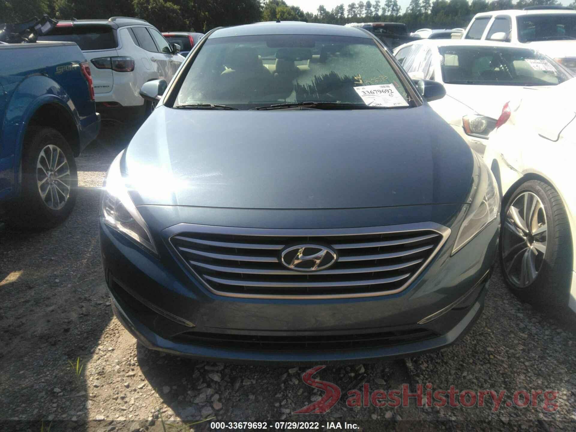 5NPE24AF5FH160980 2015 HYUNDAI SONATA