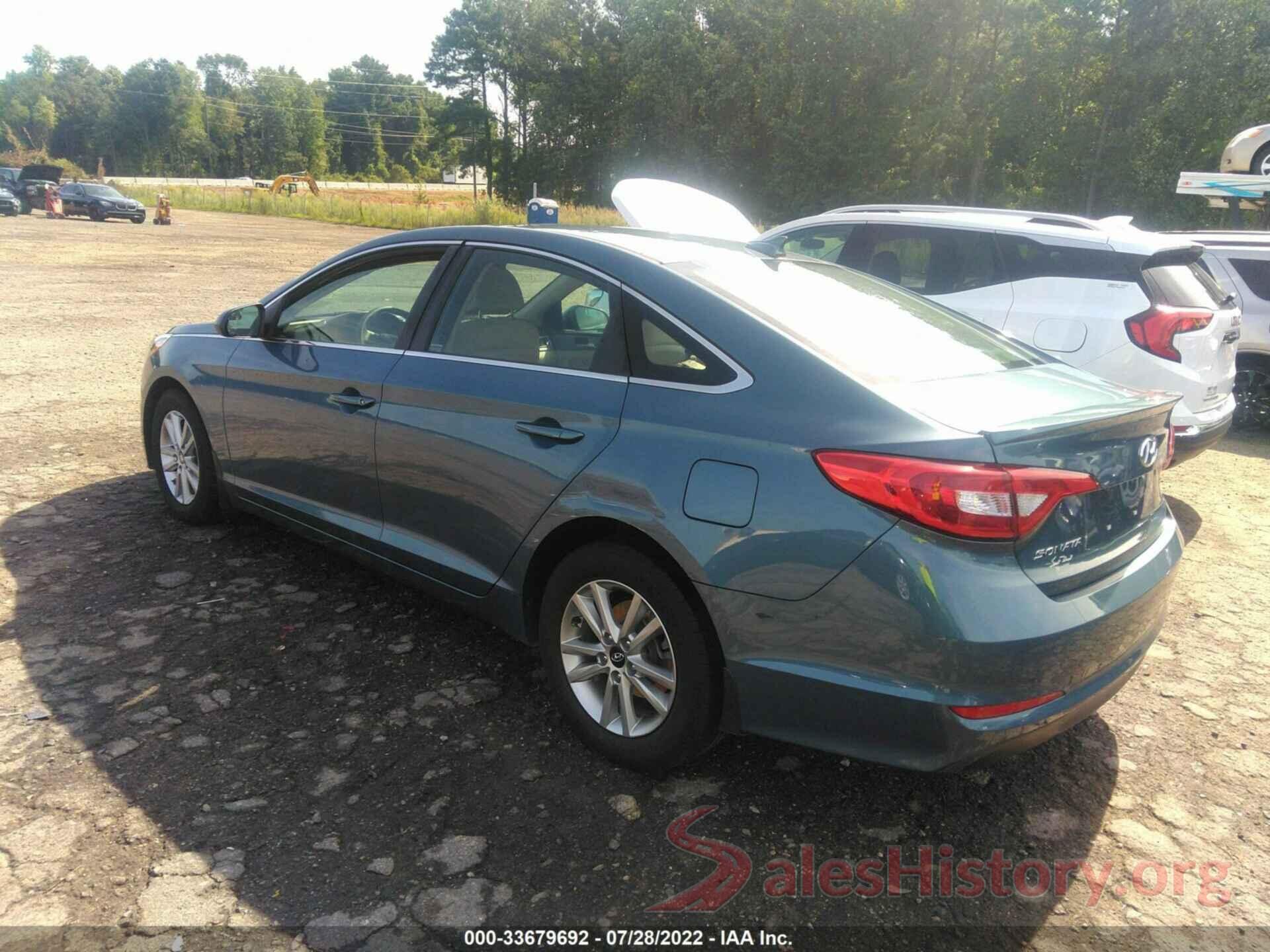 5NPE24AF5FH160980 2015 HYUNDAI SONATA