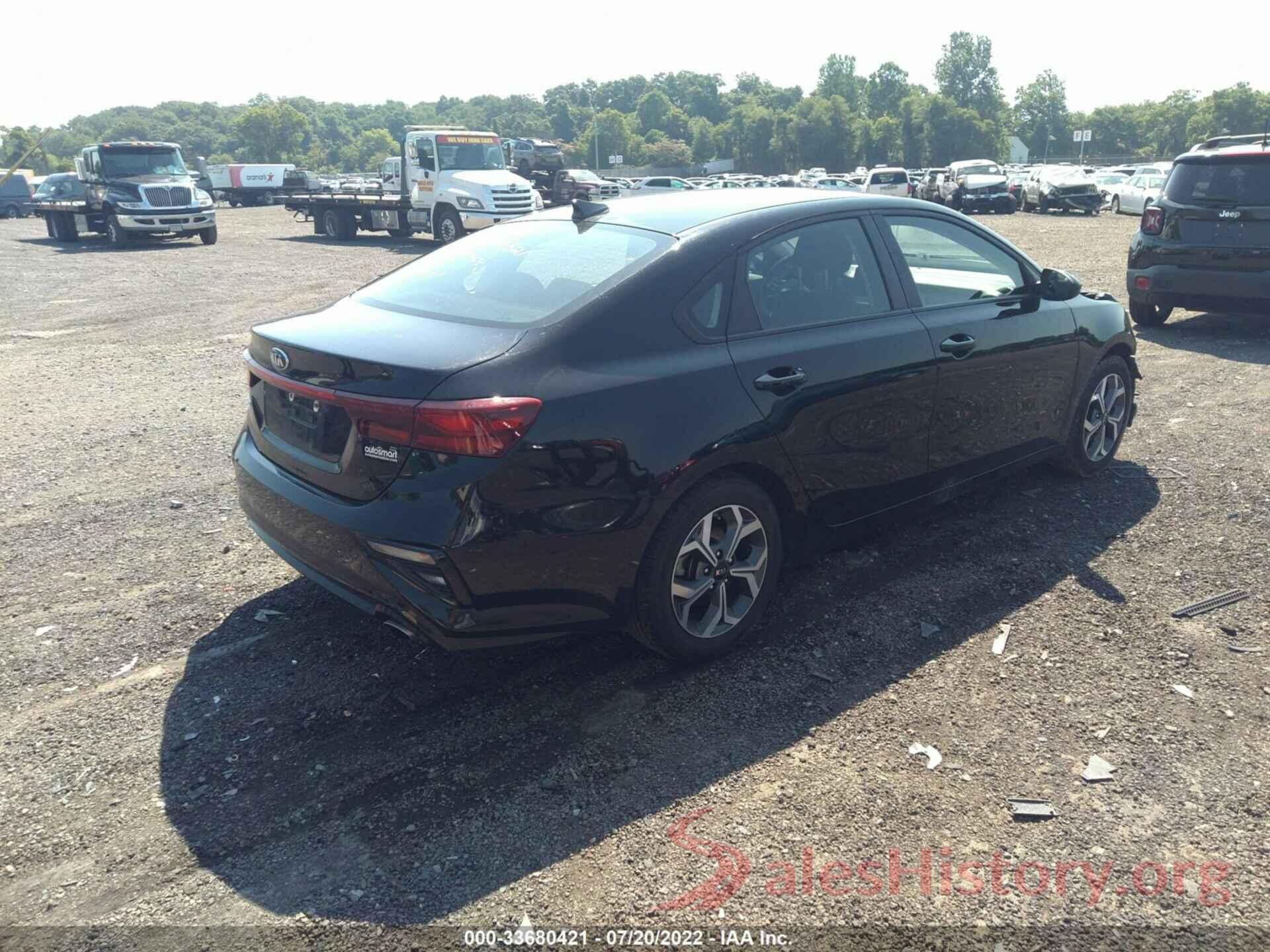 3KPF24AD4LE149956 2020 KIA FORTE