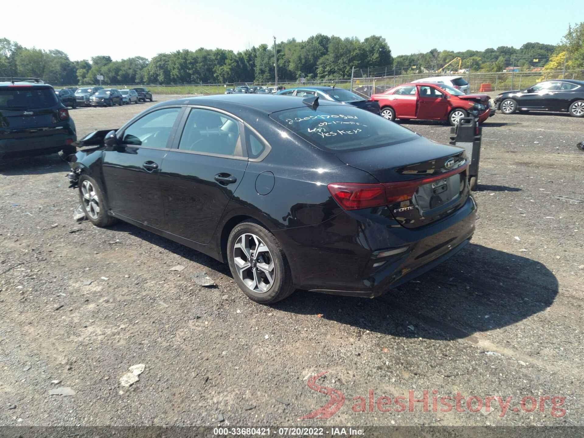 3KPF24AD4LE149956 2020 KIA FORTE