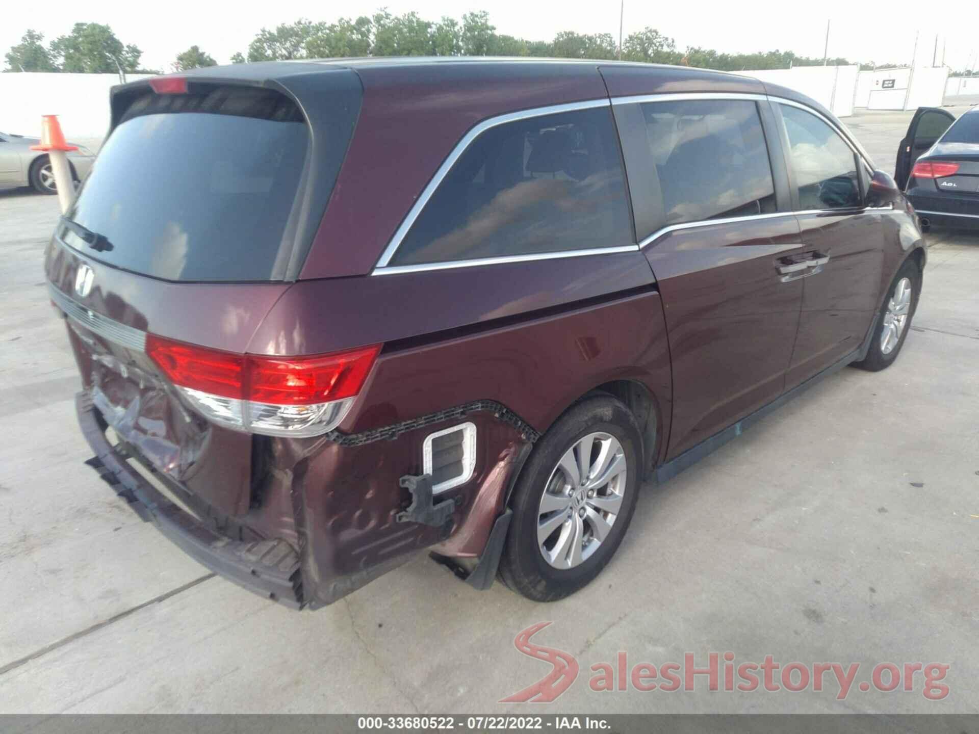 5FNRL5H47GB165106 2016 HONDA ODYSSEY