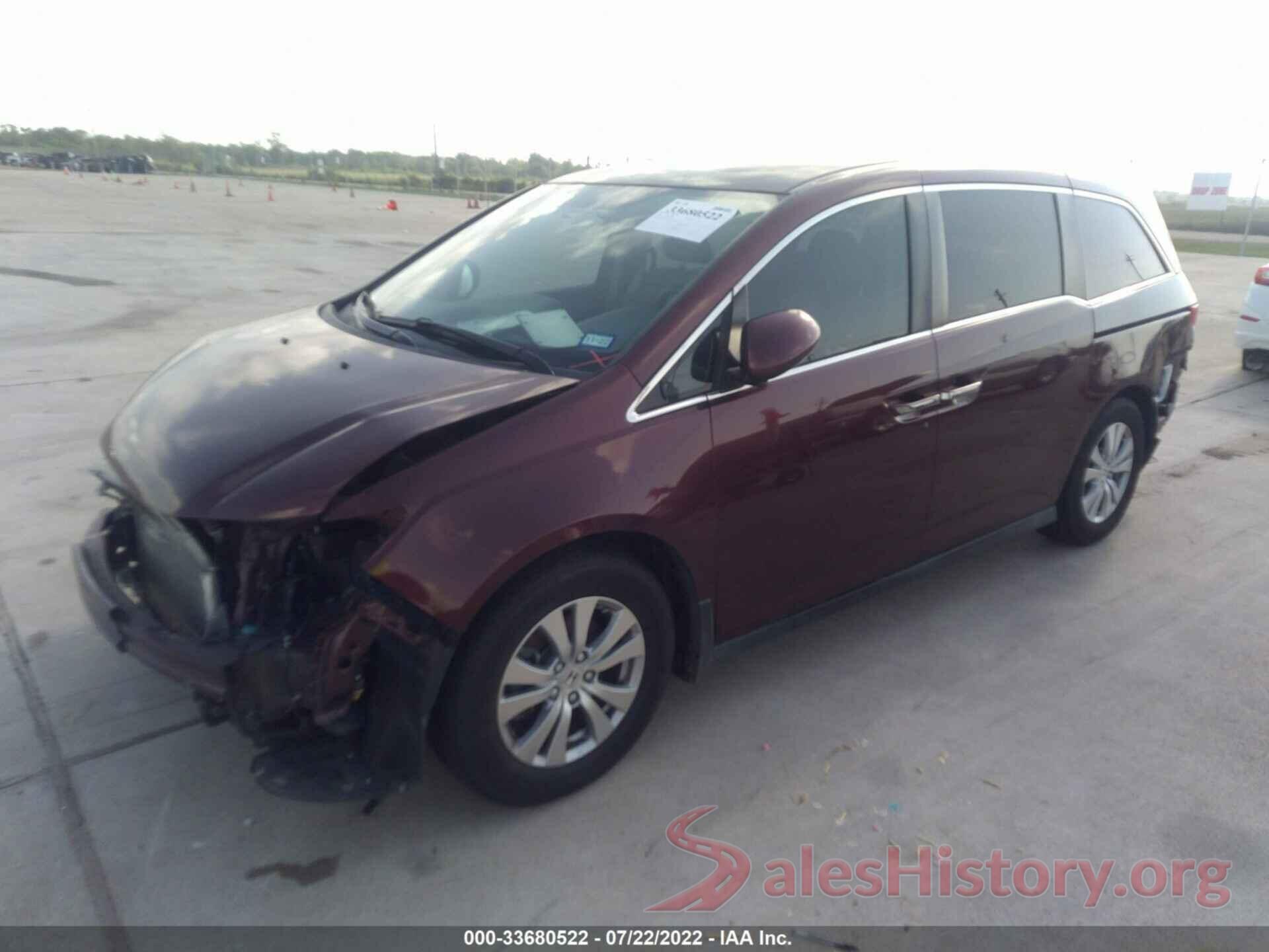 5FNRL5H47GB165106 2016 HONDA ODYSSEY