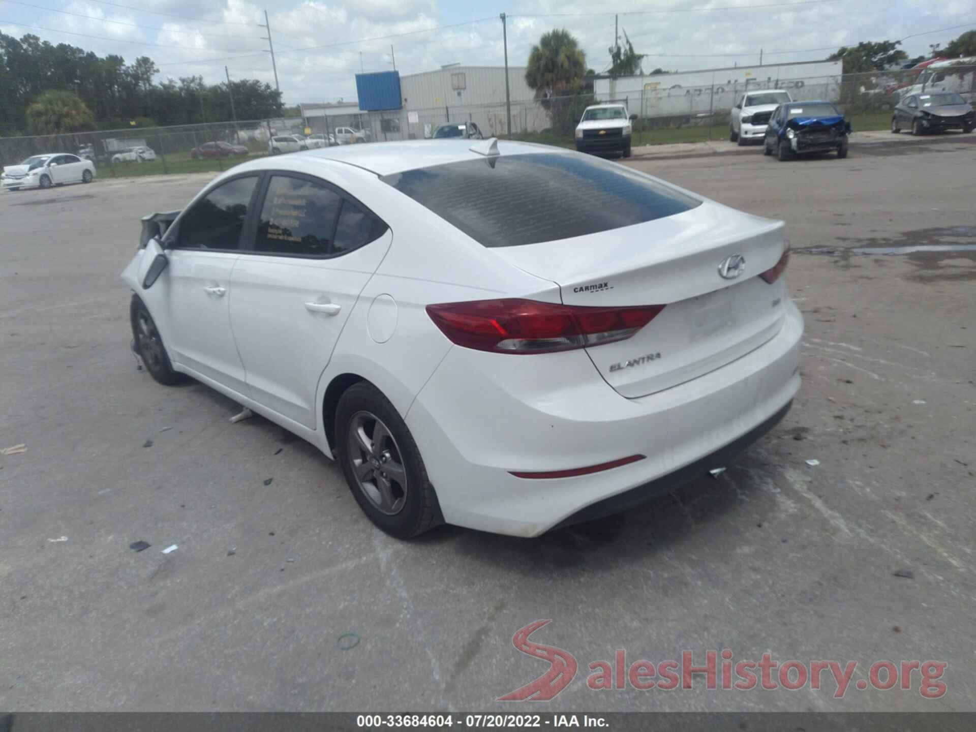 5NPD94LA5HH089565 2017 HYUNDAI ELANTRA