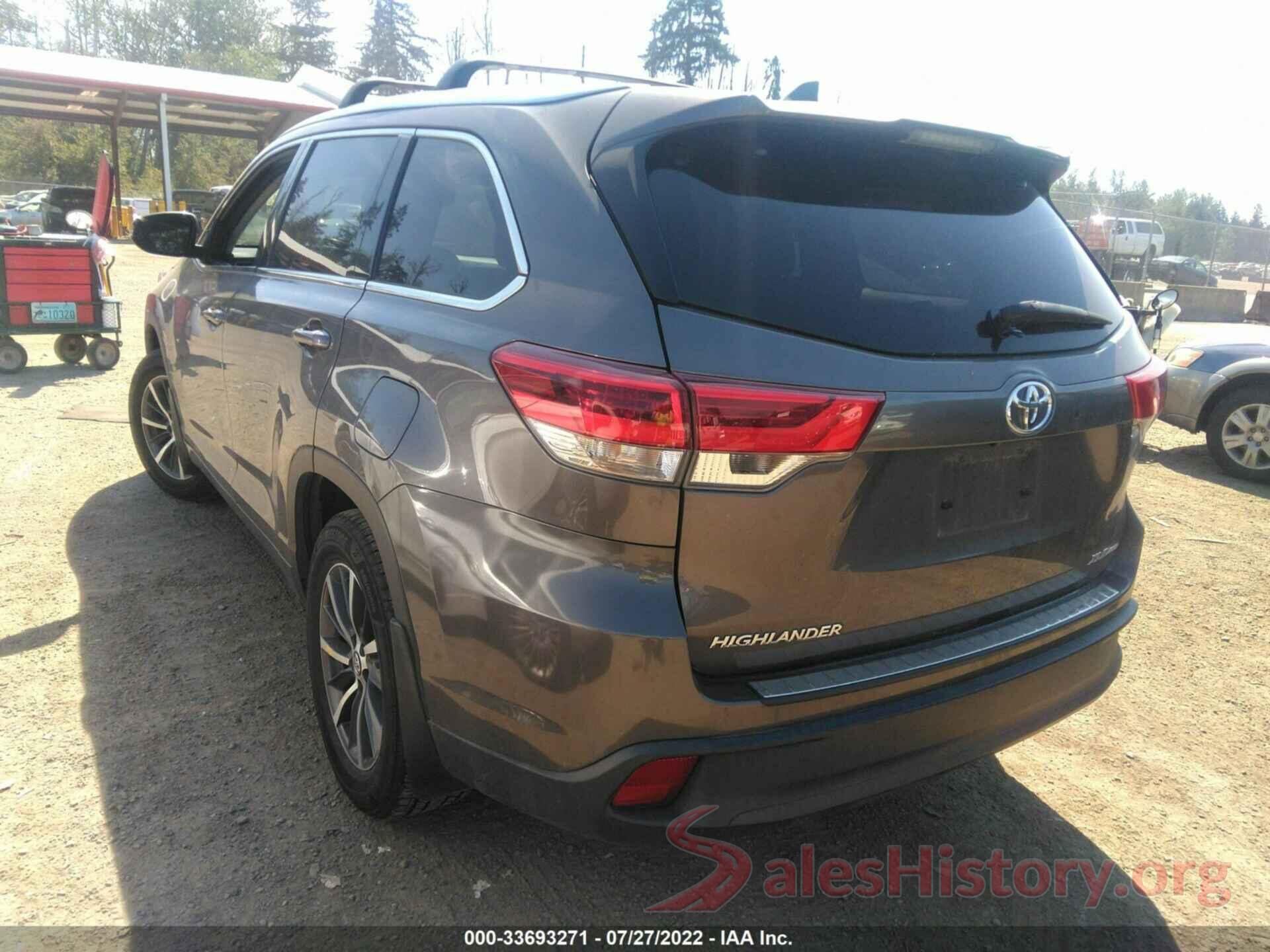 5TDJZRFH6HS405476 2017 TOYOTA HIGHLANDER