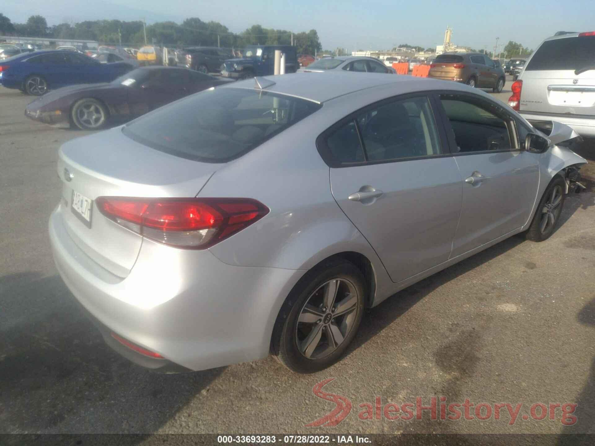 3KPFL4A76JE168917 2018 KIA FORTE