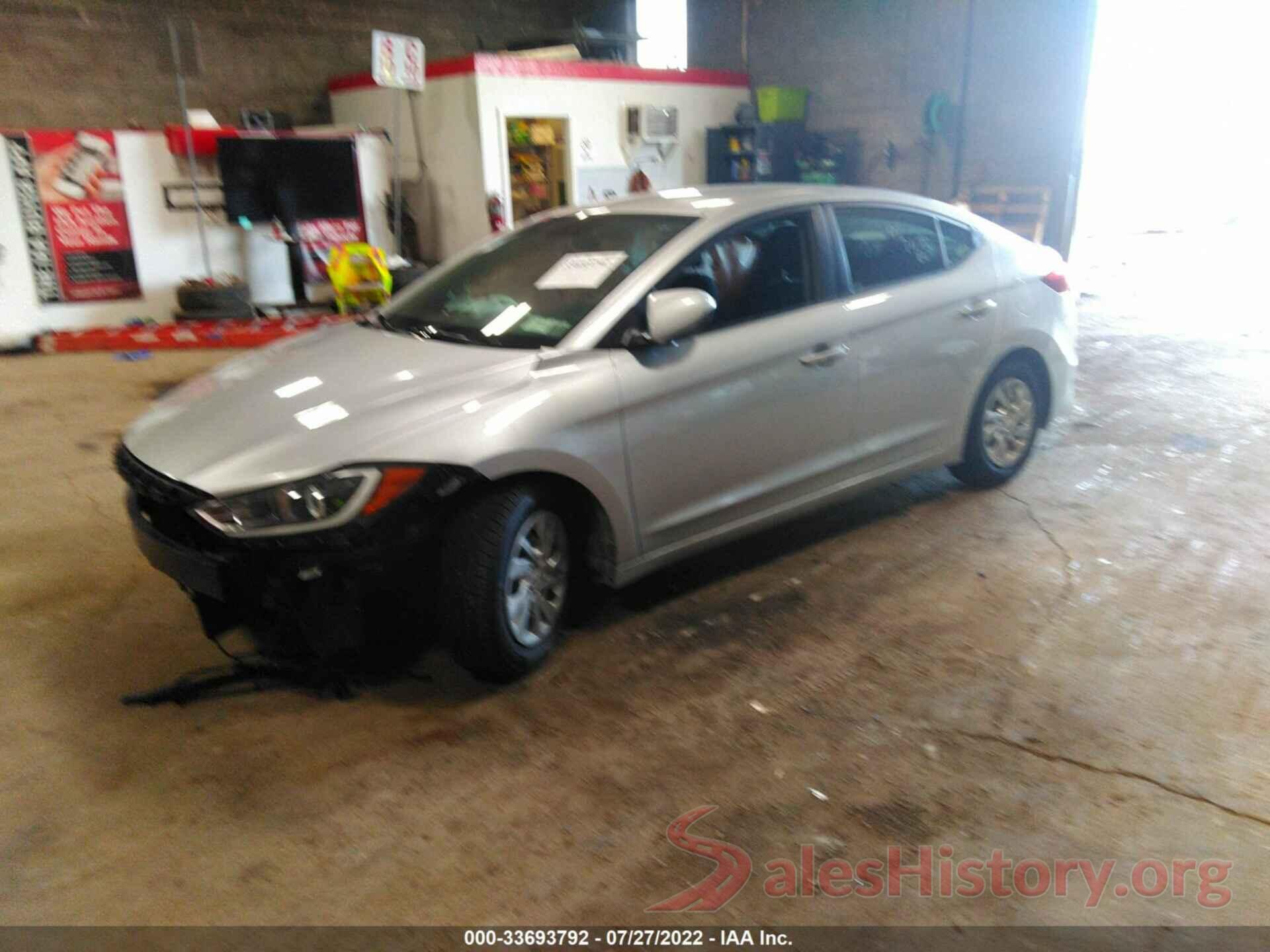 5NPD74LF0JH262285 2018 HYUNDAI ELANTRA