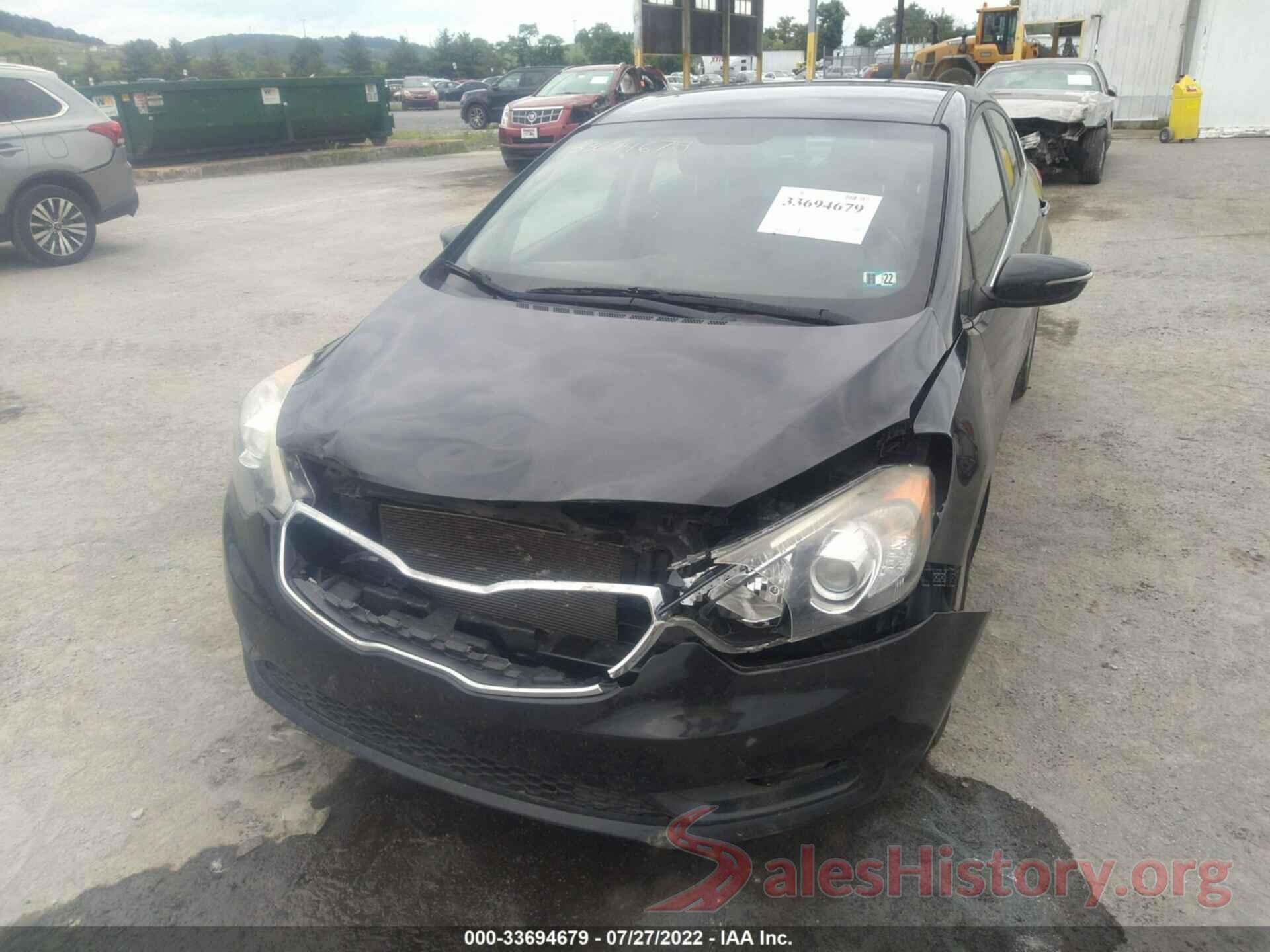 KNAFX4A8XE5174991 2014 KIA FORTE