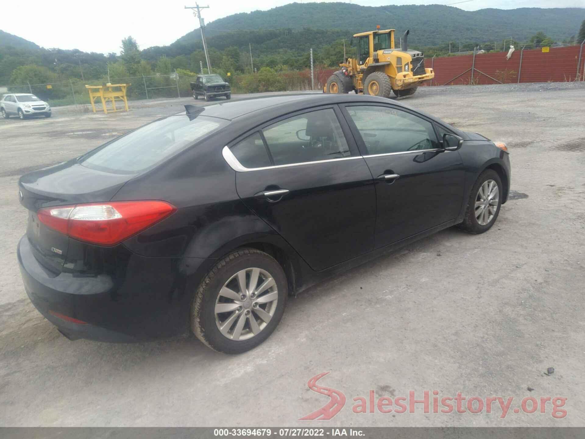 KNAFX4A8XE5174991 2014 KIA FORTE