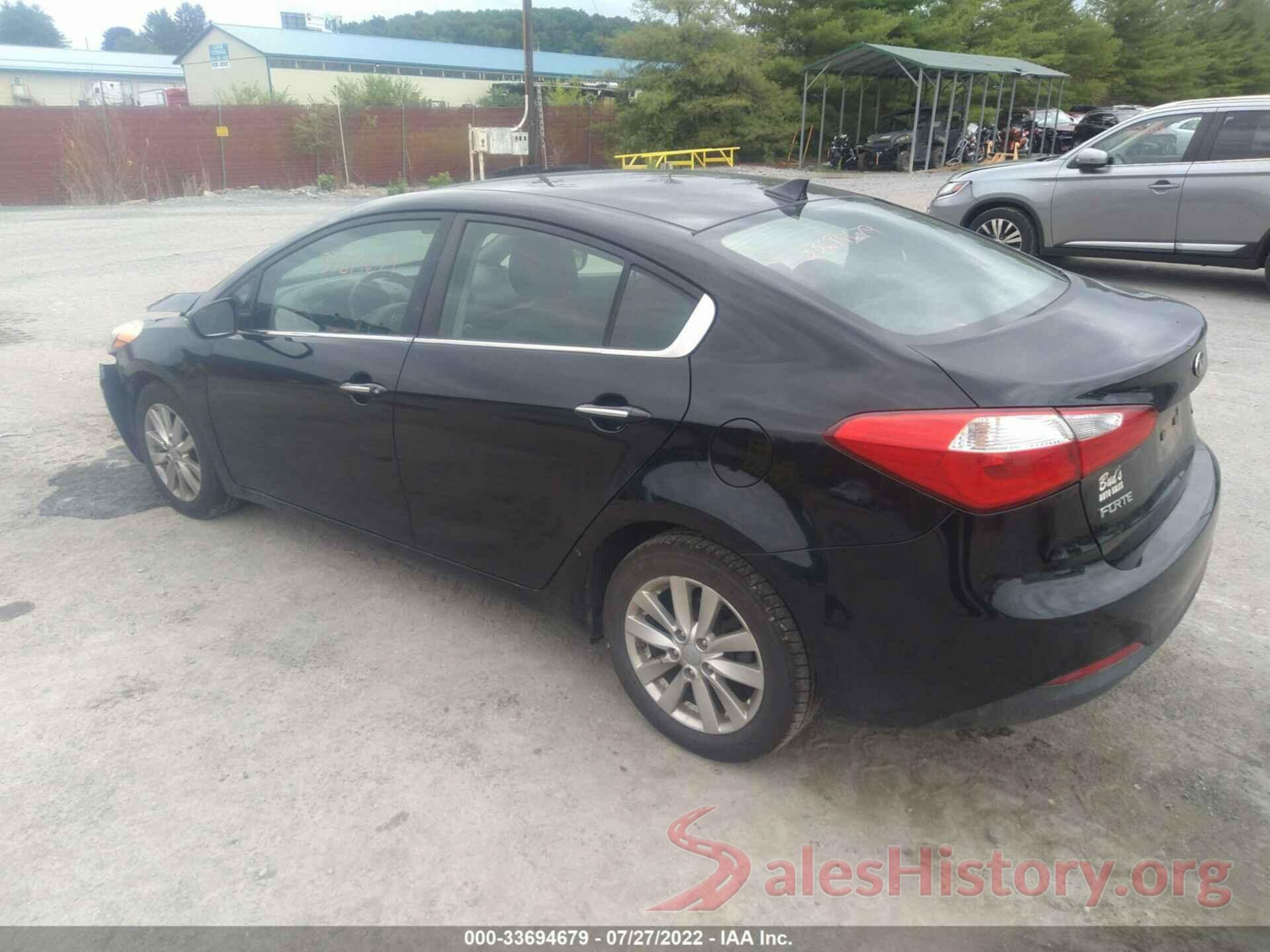 KNAFX4A8XE5174991 2014 KIA FORTE