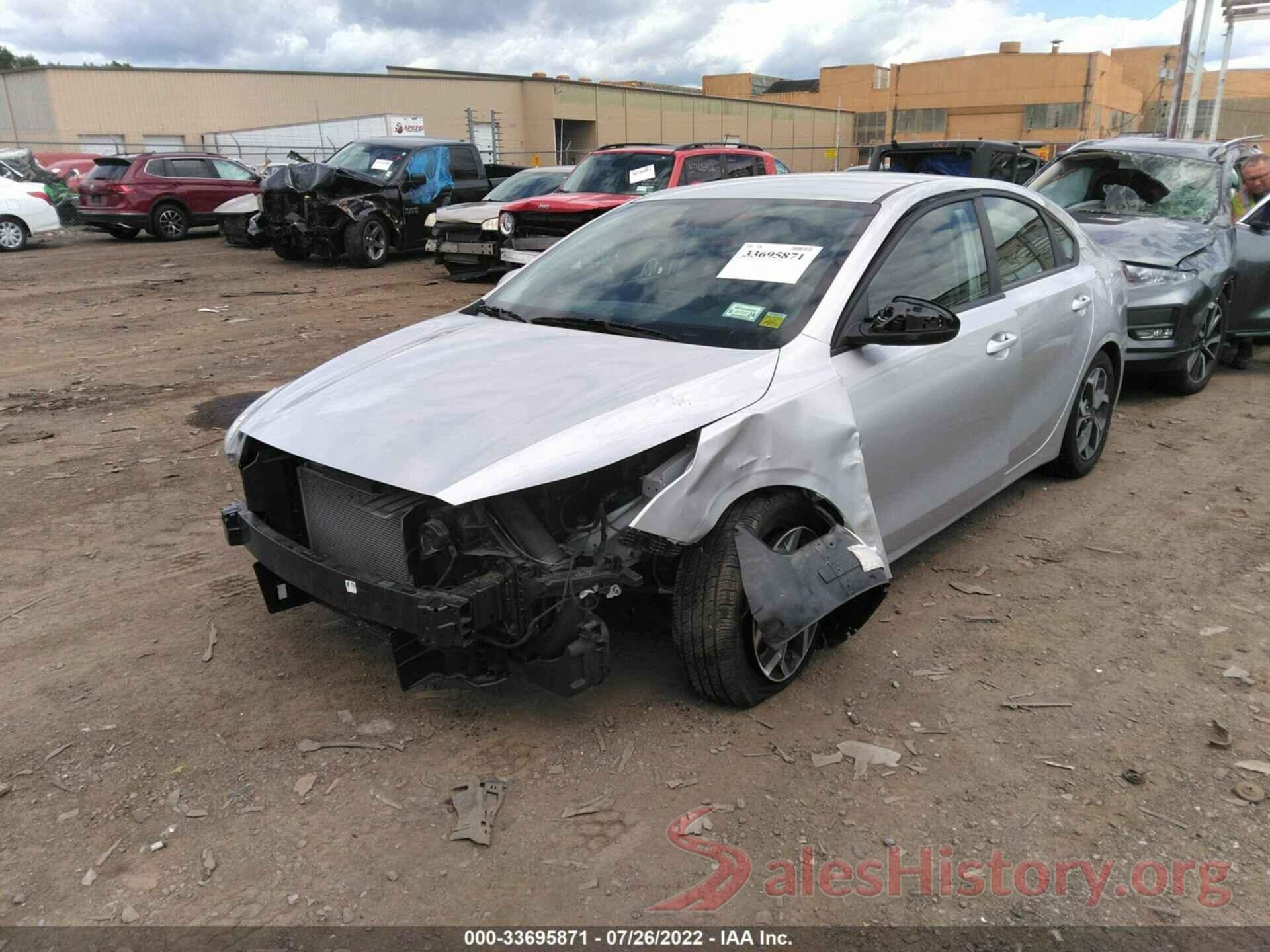 3KPF24ADXKE116345 2019 KIA FORTE