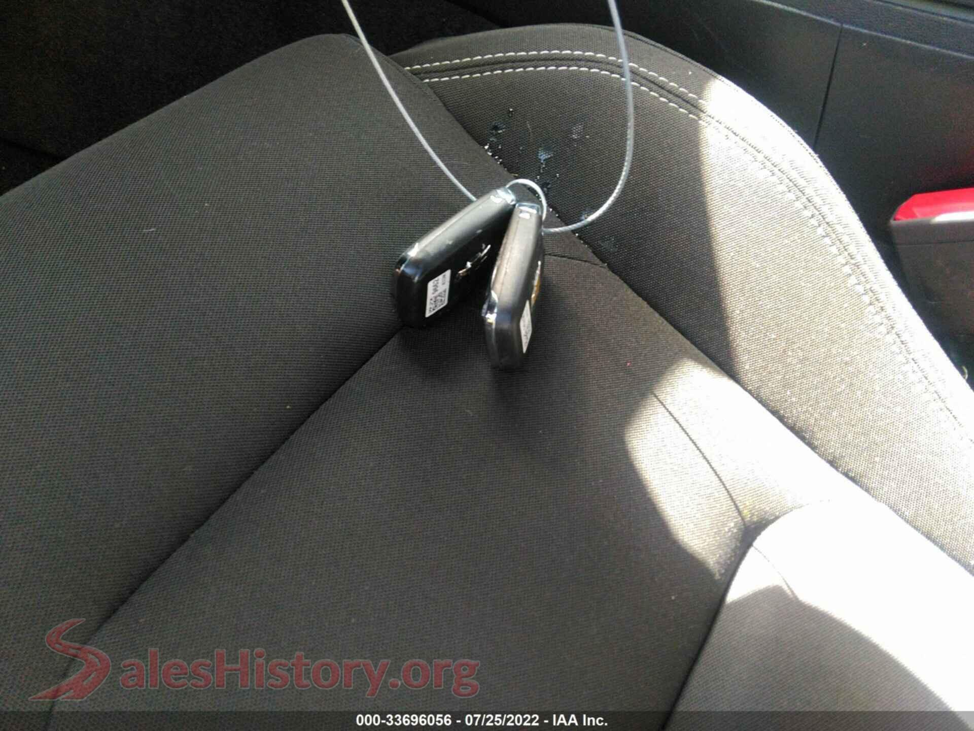 2020 CHEVROLET CAMARO VIN 1G1FB1RX7L0109501, odometer mileage