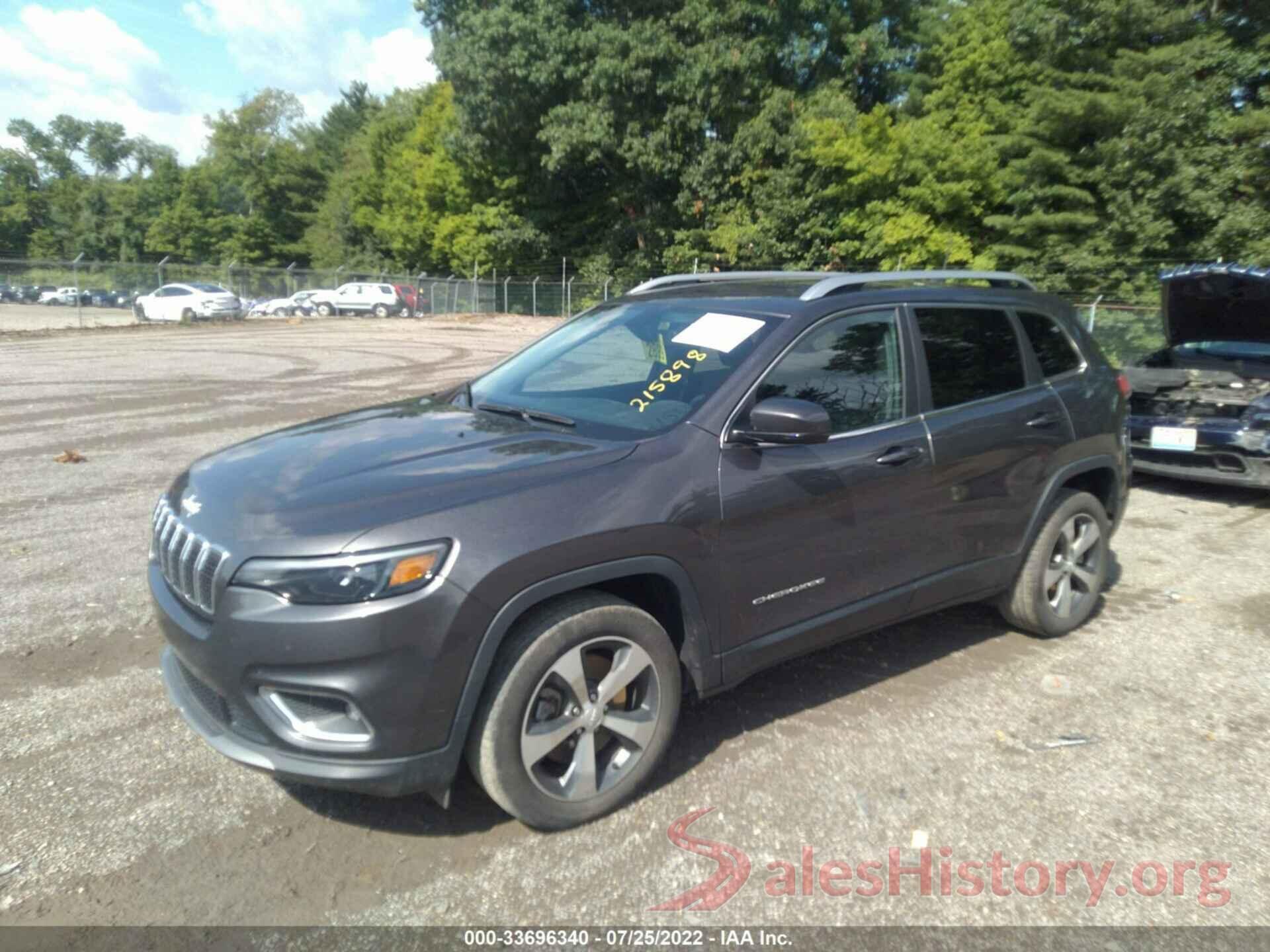 1C4PJLDB2KD215898 2019 JEEP CHEROKEE