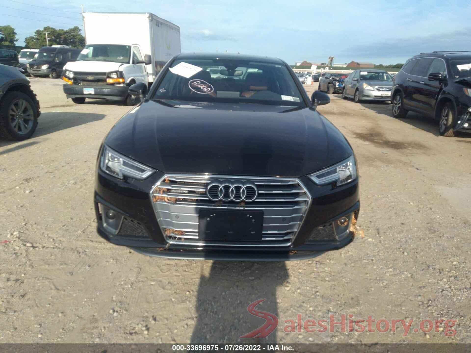 WAUENAF41KA077753 2019 AUDI A4