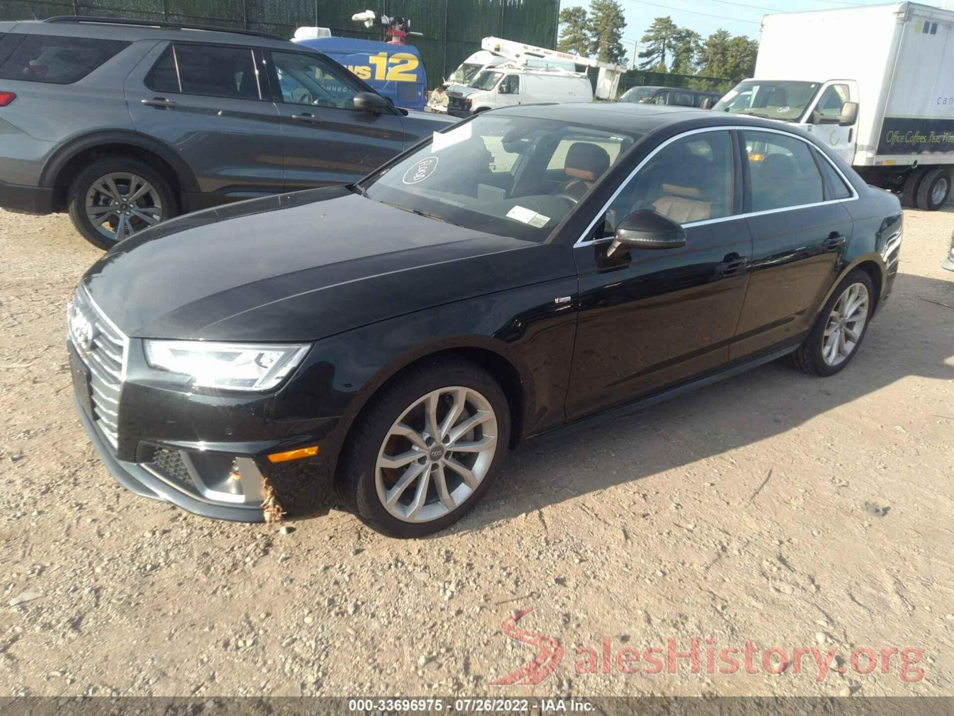 WAUENAF41KA077753 2019 AUDI A4