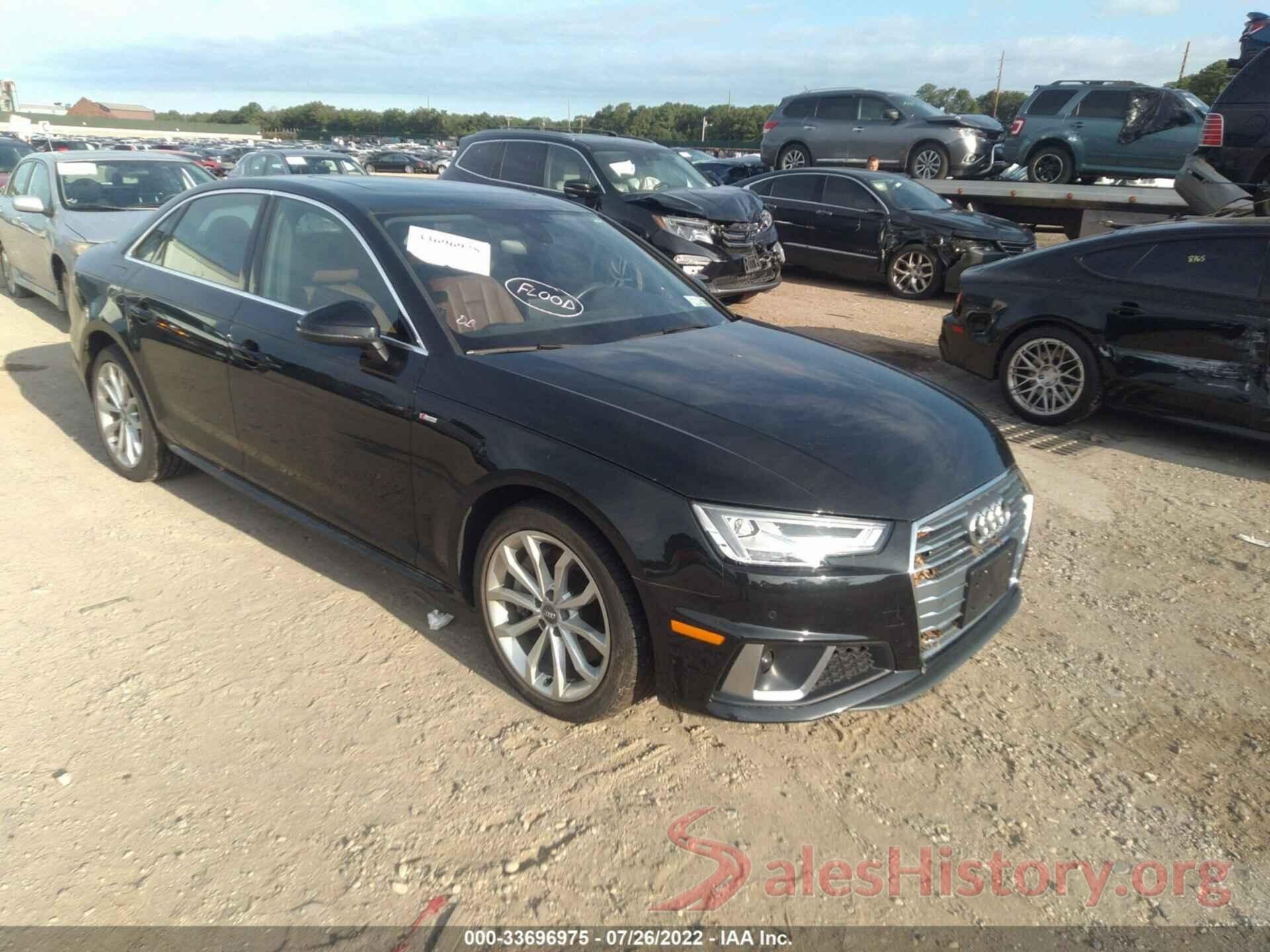 WAUENAF41KA077753 2019 AUDI A4