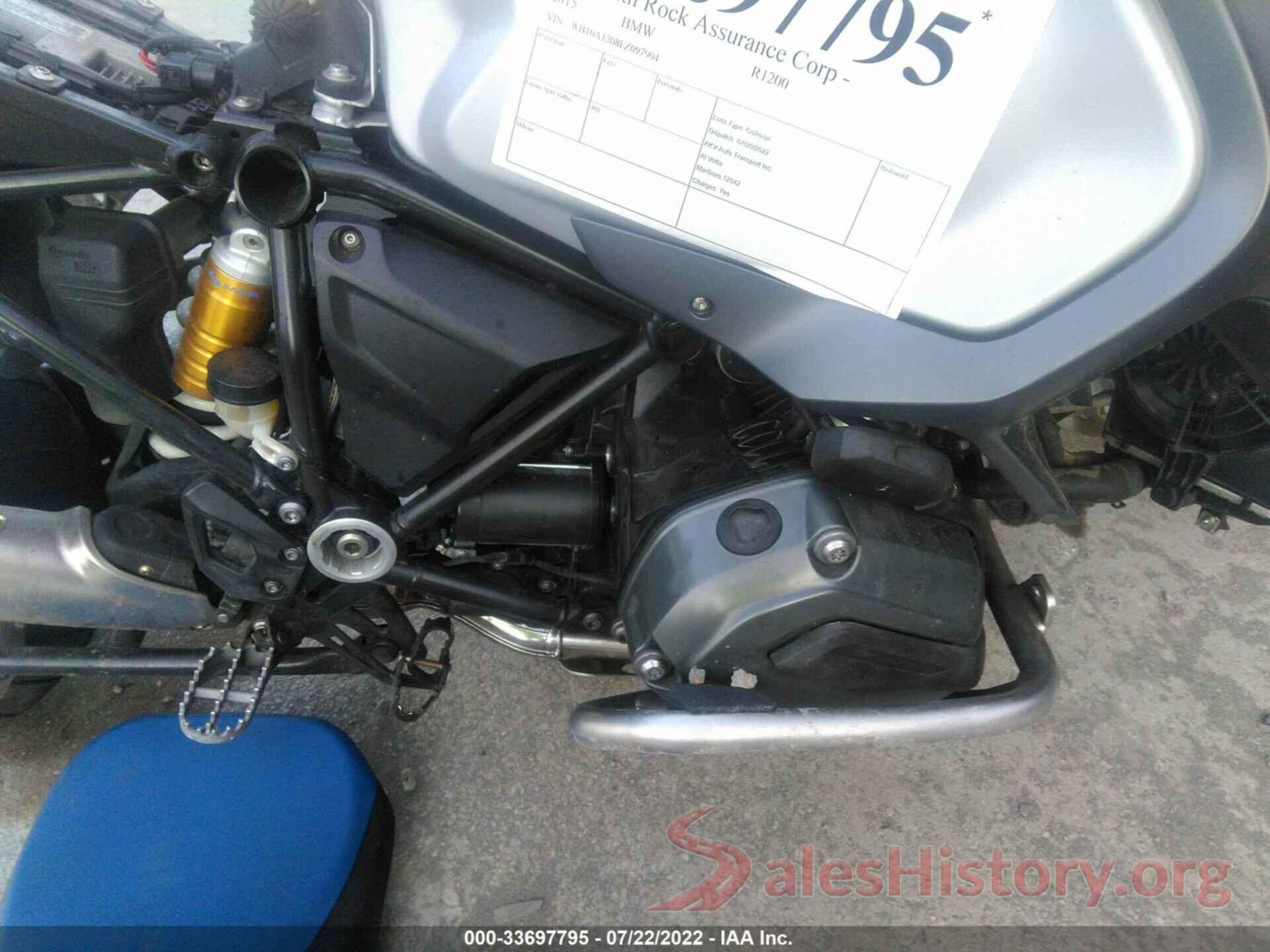 WB10A1208FZ097904 2015 BMW R1200