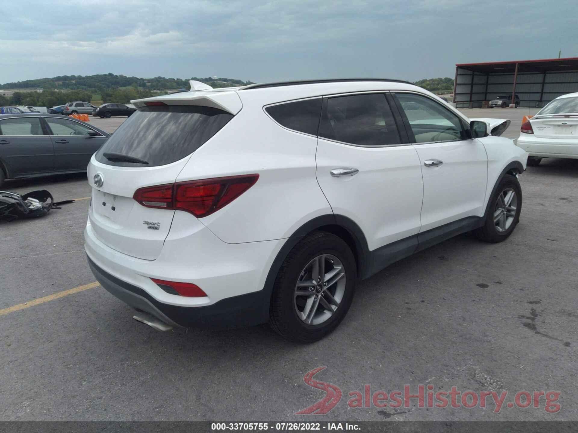 5NMZUDLB6JH102324 2018 HYUNDAI SANTA FE SPORT