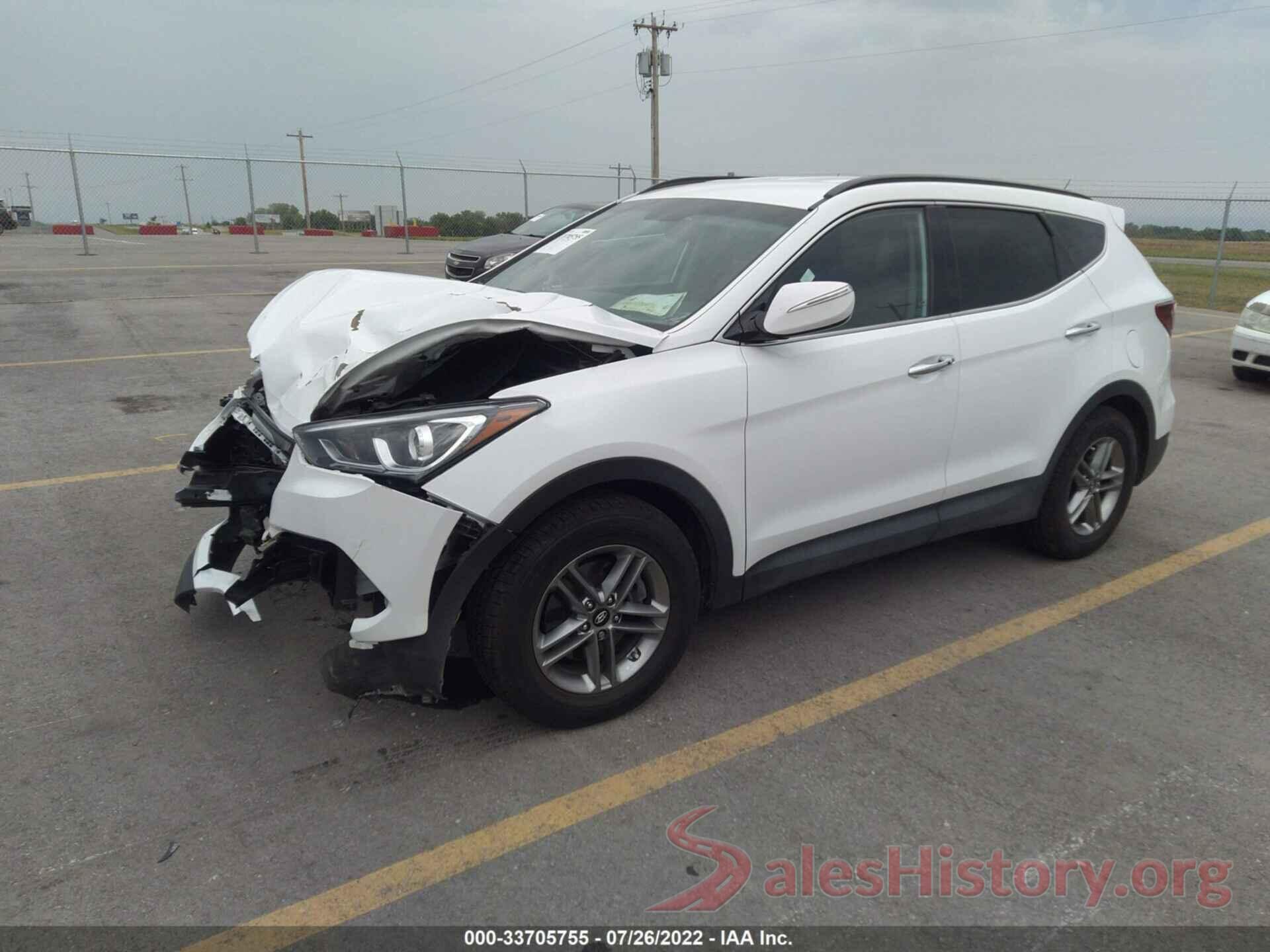 5NMZUDLB6JH102324 2018 HYUNDAI SANTA FE SPORT