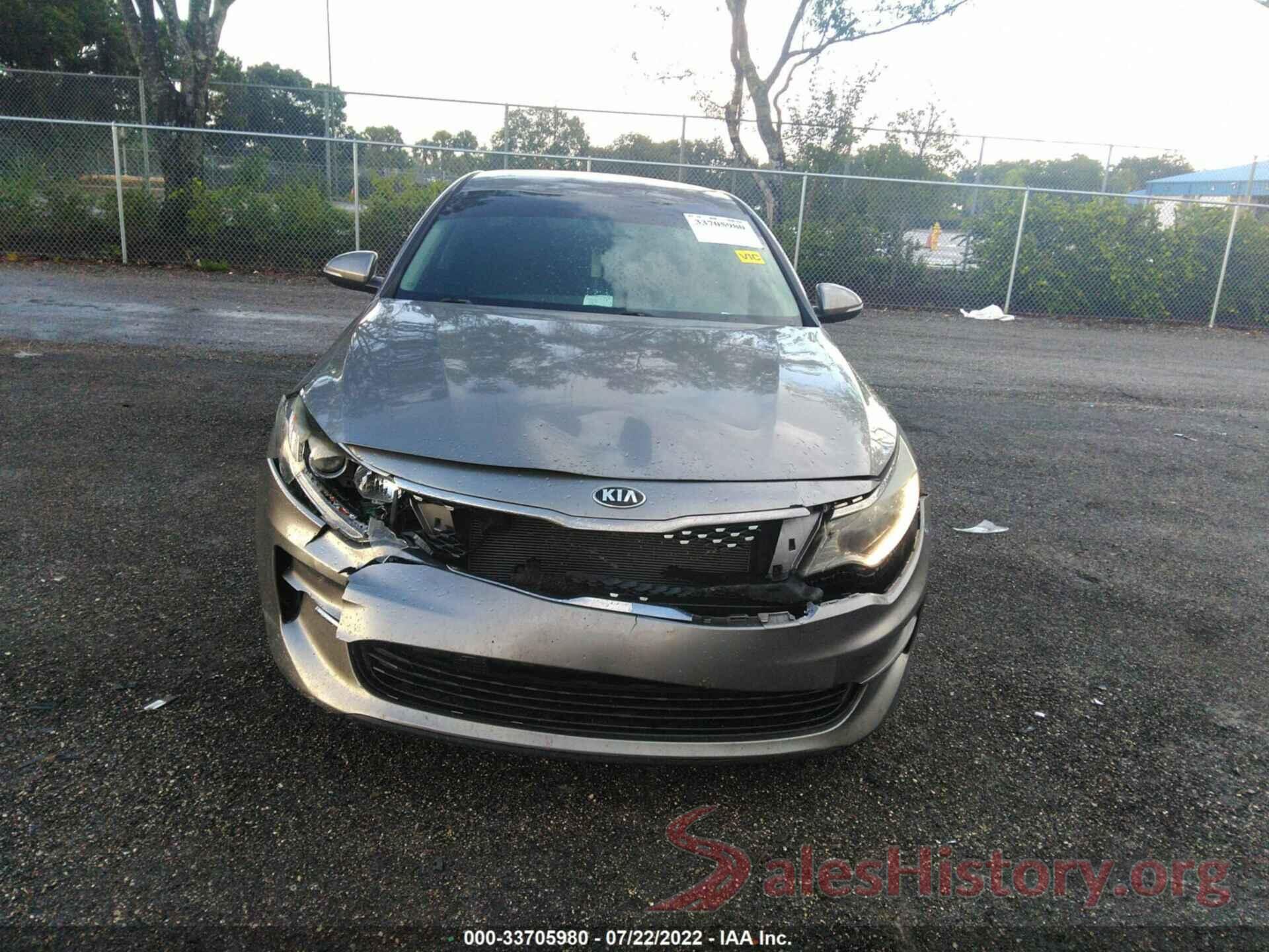 5XXGU4L36JG187860 2018 KIA OPTIMA