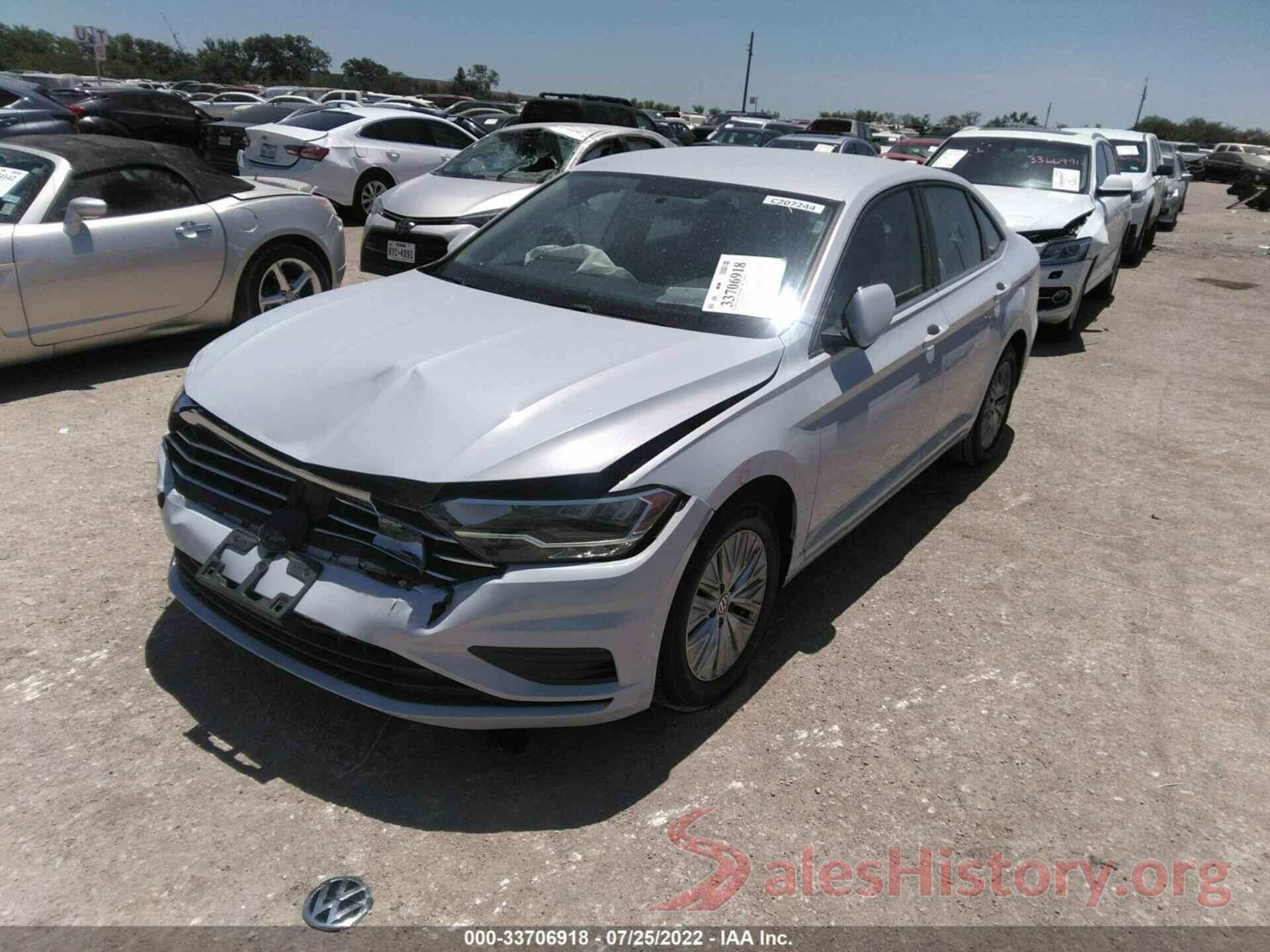 3VWC57BU3KM139351 2019 VOLKSWAGEN JETTA