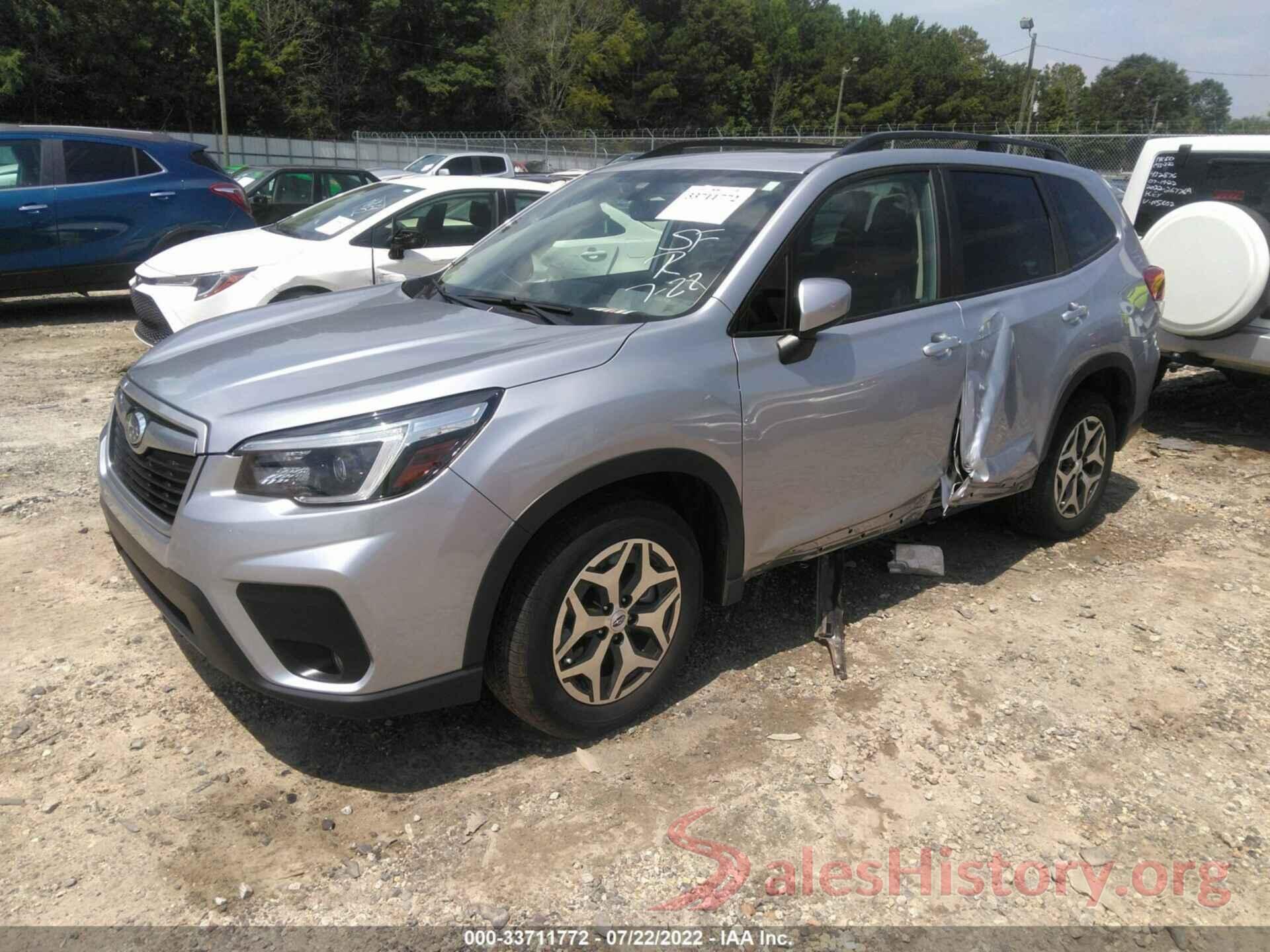 JF2SKAJCXMH505067 2021 SUBARU FORESTER