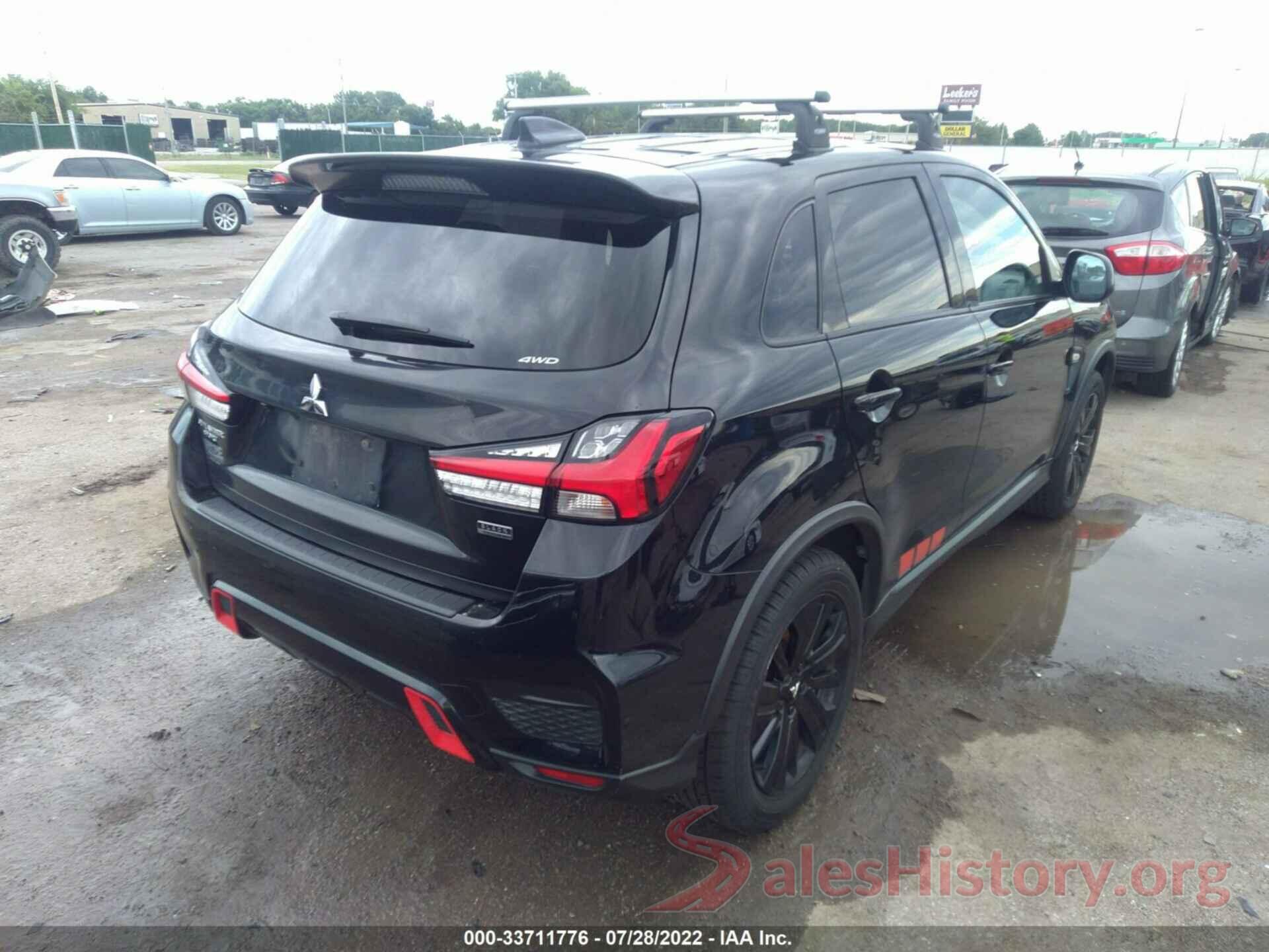 JA4AR3AU0LU026201 2020 MITSUBISHI OUTLANDER SPORT