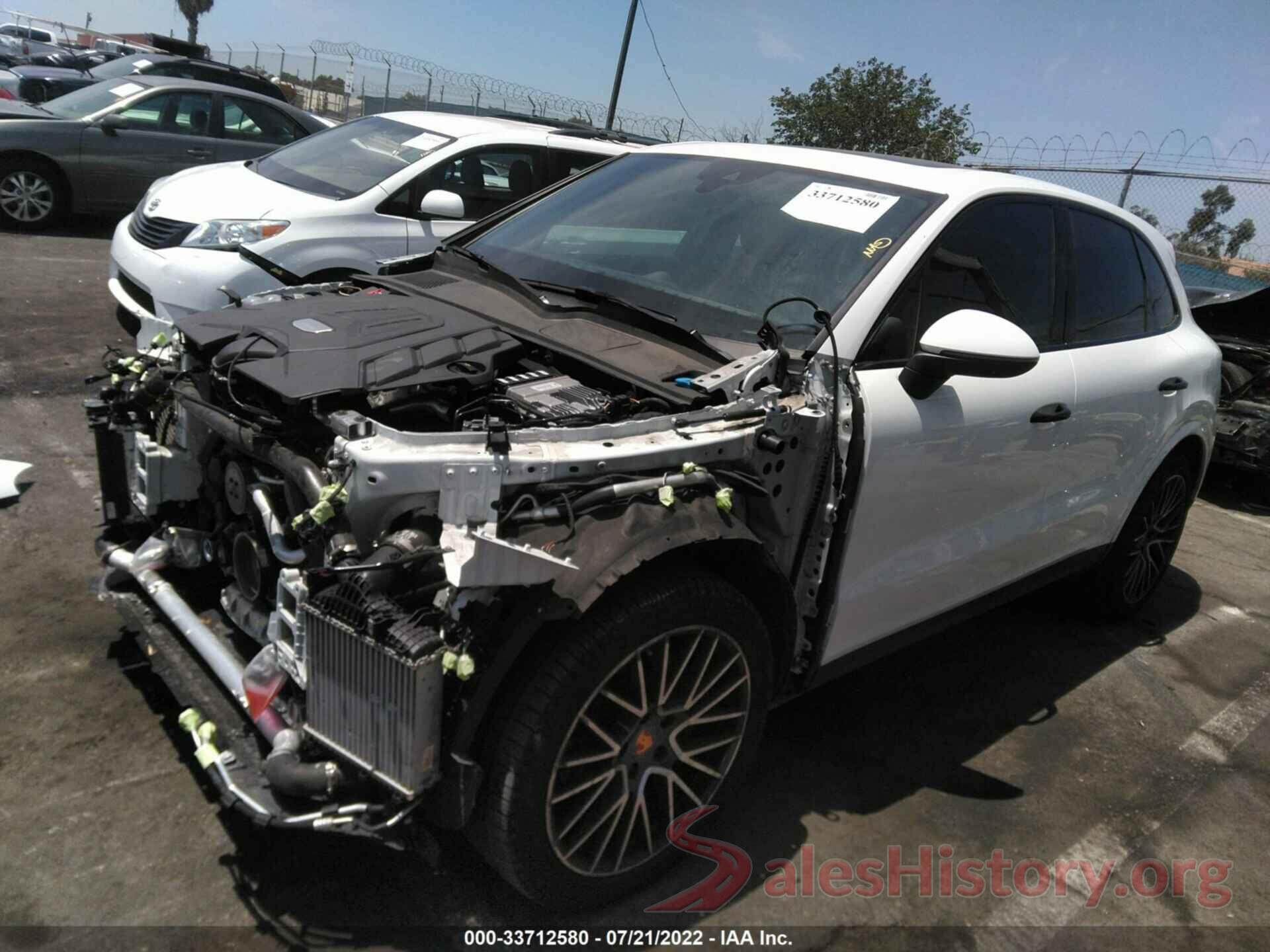 WP1AA2AY8KDA12974 2019 PORSCHE CAYENNE