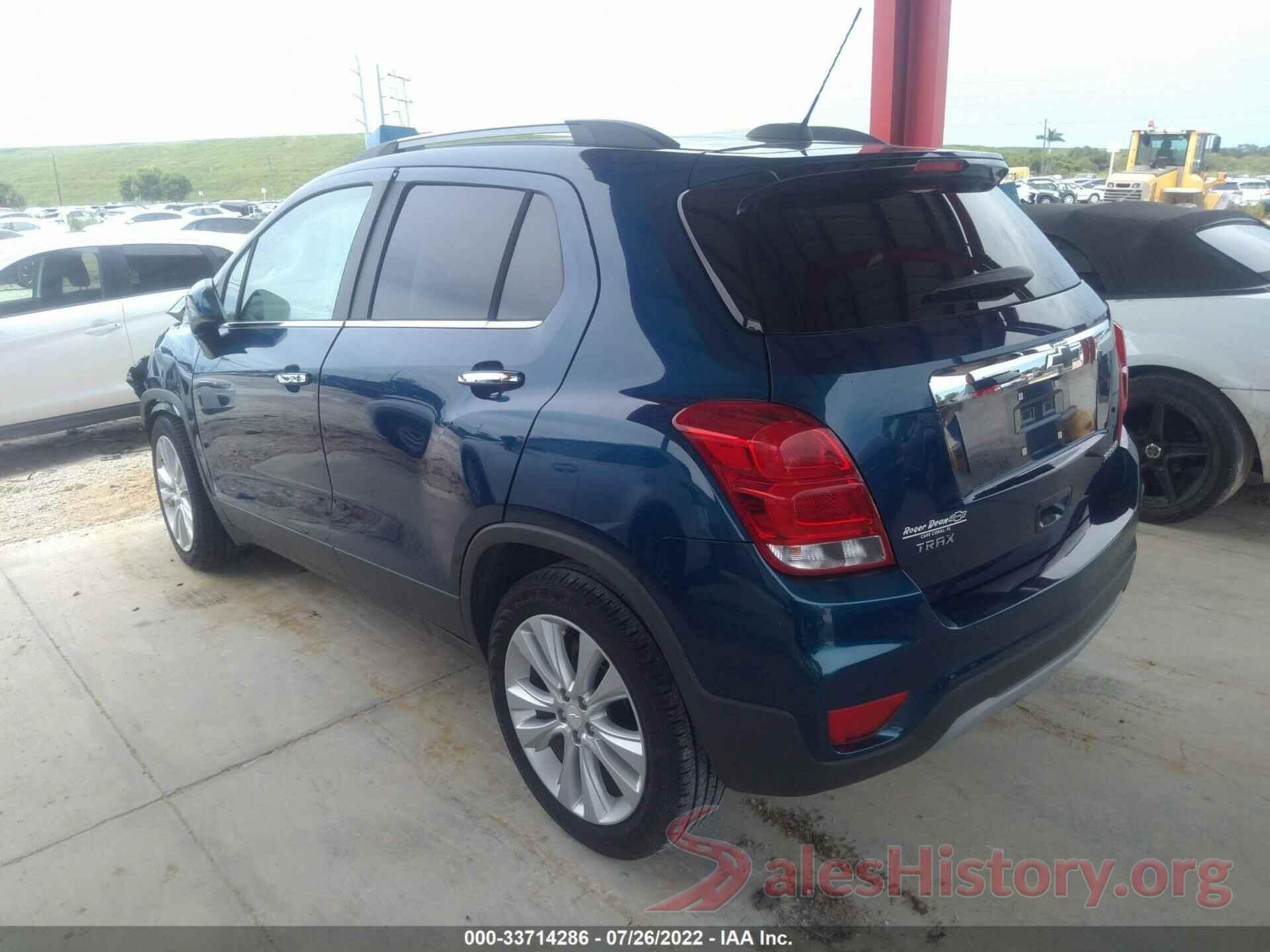 3GNCJMSB2KL396445 2019 CHEVROLET TRAX